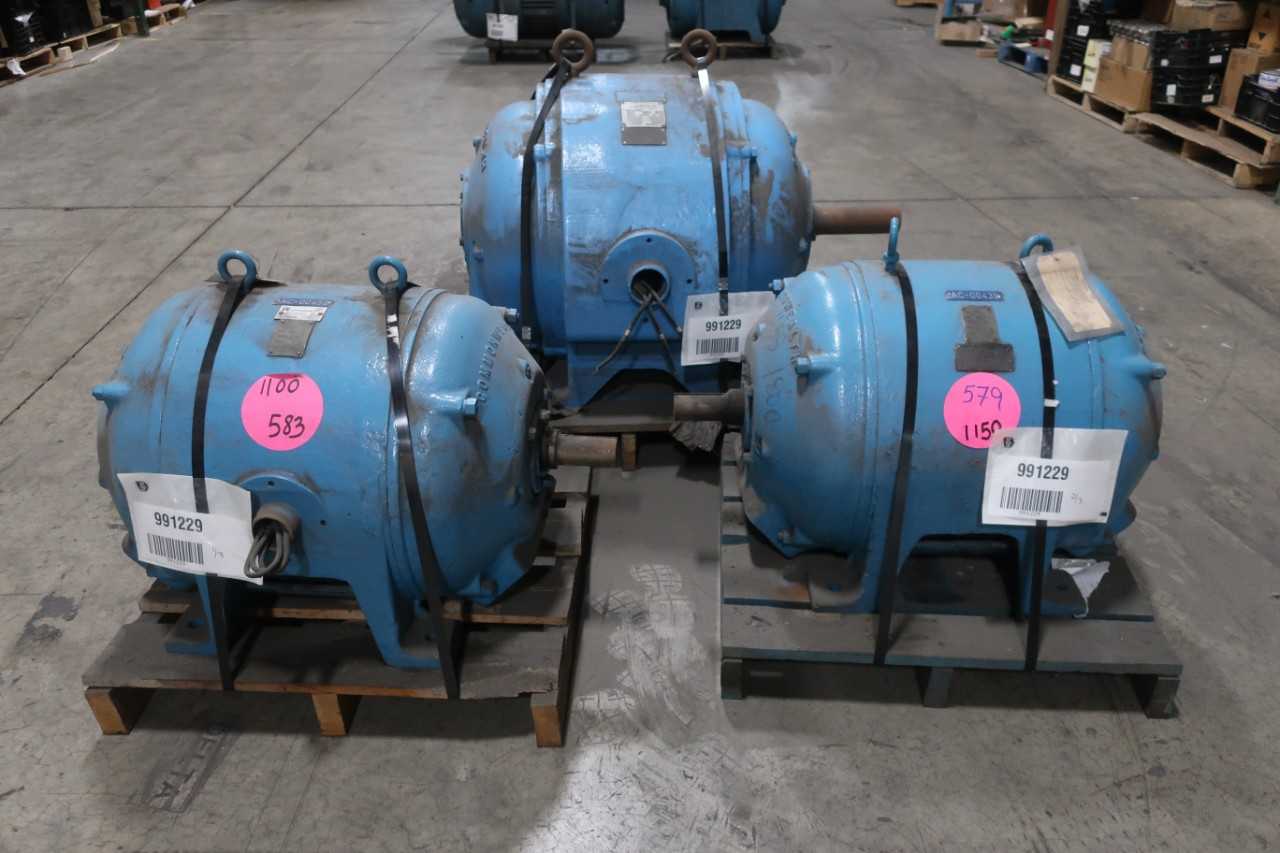 LOT OF 3 ASSORTED 550V ELECTRIC MOTORS - ELECTRIC MOTORS