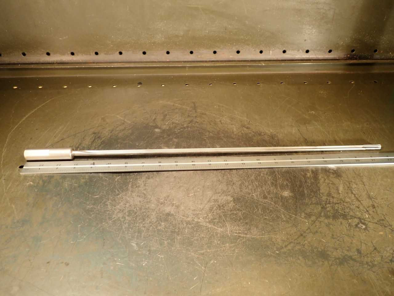 Hyper Tool 11/32" .3437 x 22" OAL Coolant Fed Deep Hole Gun Drill Carbide Tipped - MACHINING ACCESSORIES & TOOLING