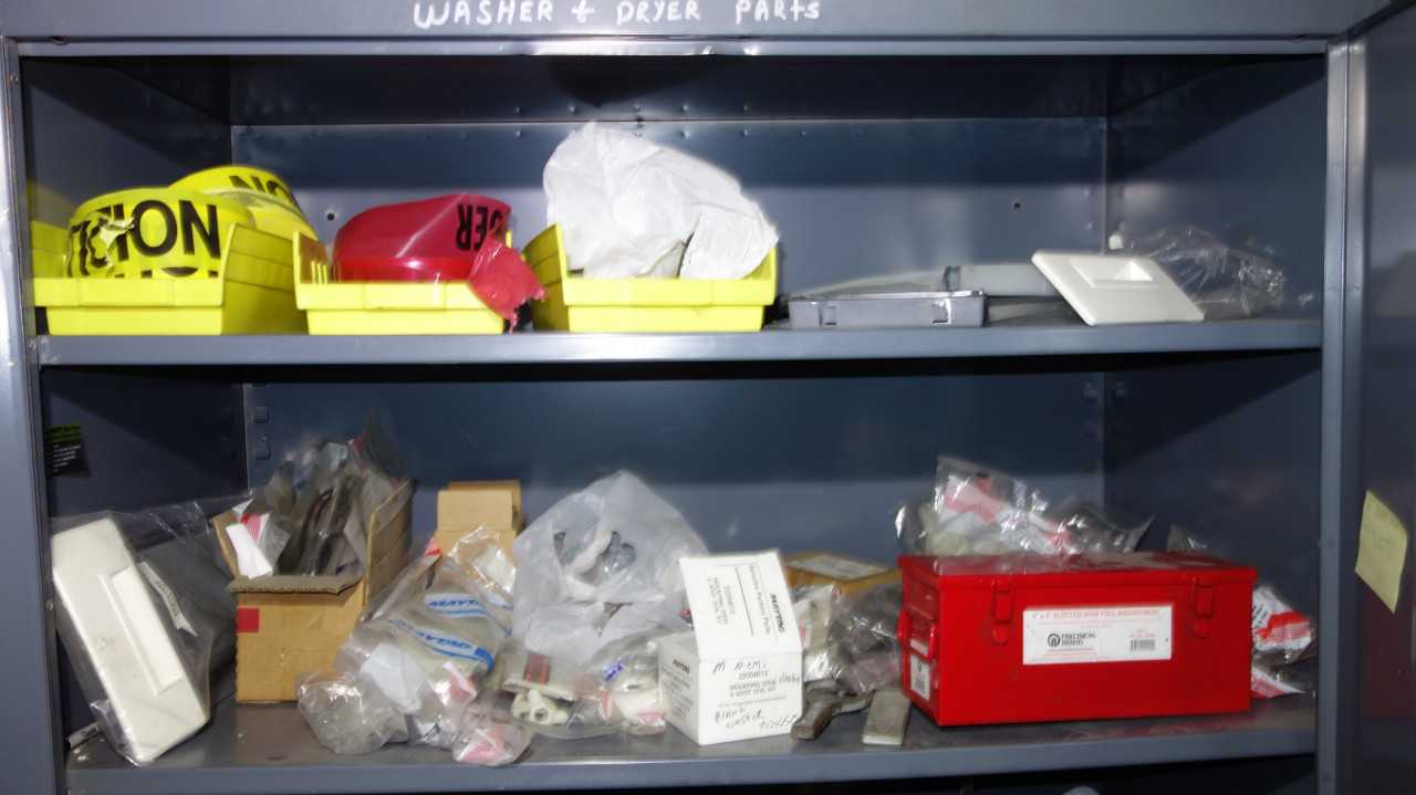 CABINET WITH SPARE PARTS - MISCELLANEOUS