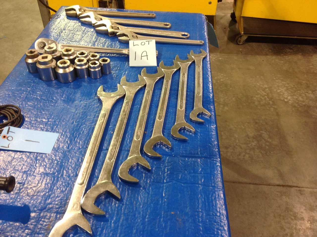 Large set of cresent wrenches, Craftsman Proto-Socket set - MISCELLANEOUS