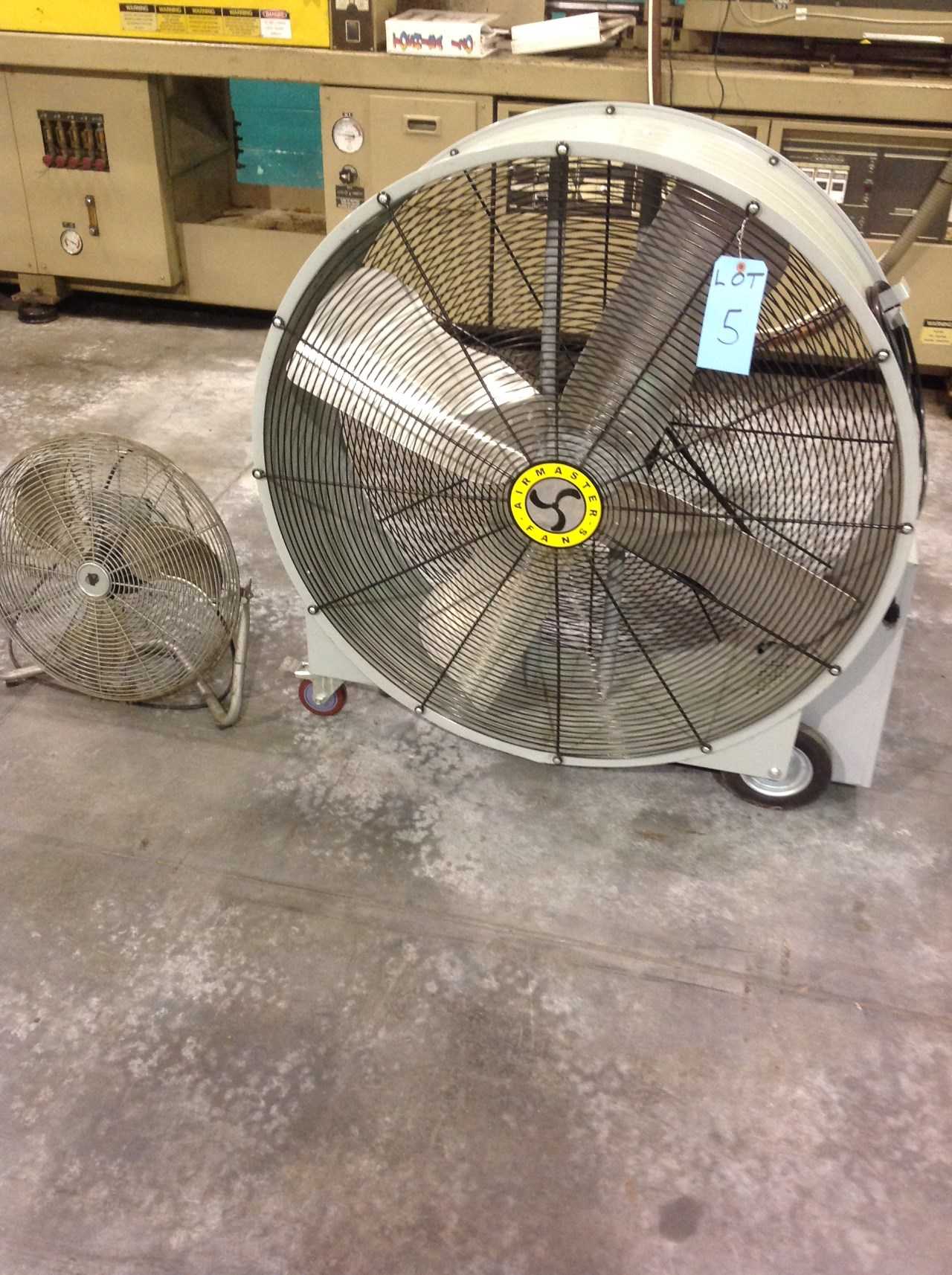 (1) Airmaster 42" portable fan w/ (1) small fan - MISCELLANEOUS