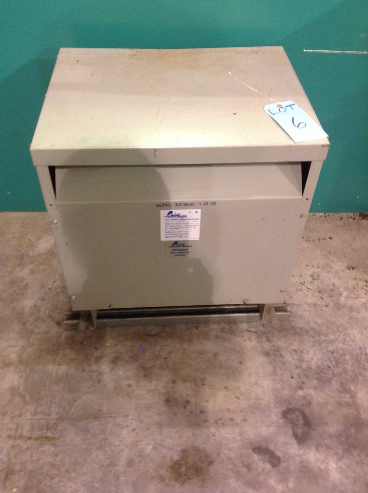 (1) Acme Transformer 30KVA, 240/480V - MISCELLANEOUS