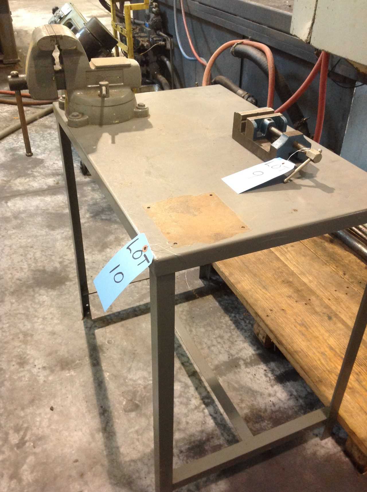 Steel table w/ 6" vise  - MISCELLANEOUS
