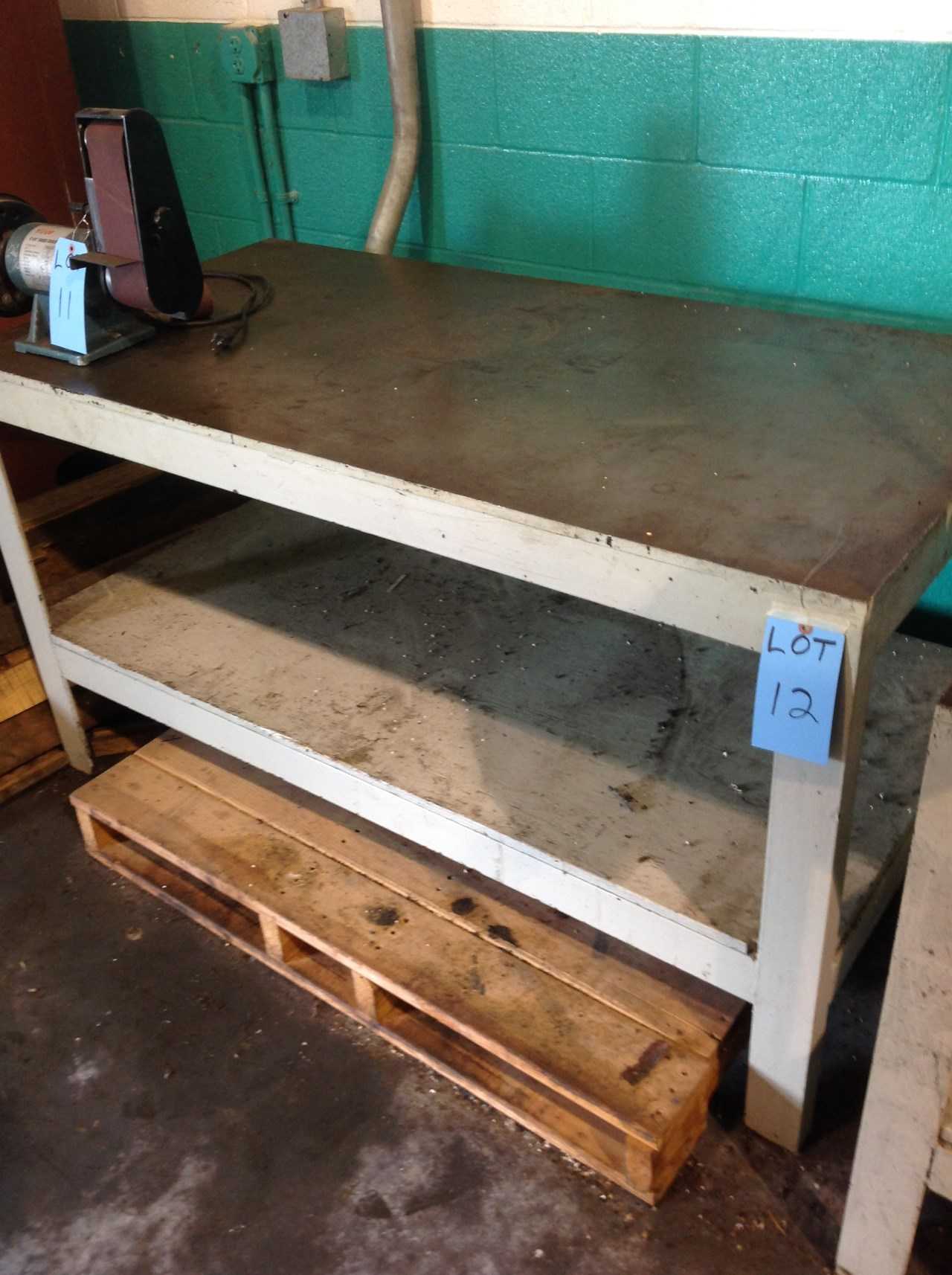 Steel table 5'x 2.5' w/ 1/2" Steel top - MISCELLANEOUS