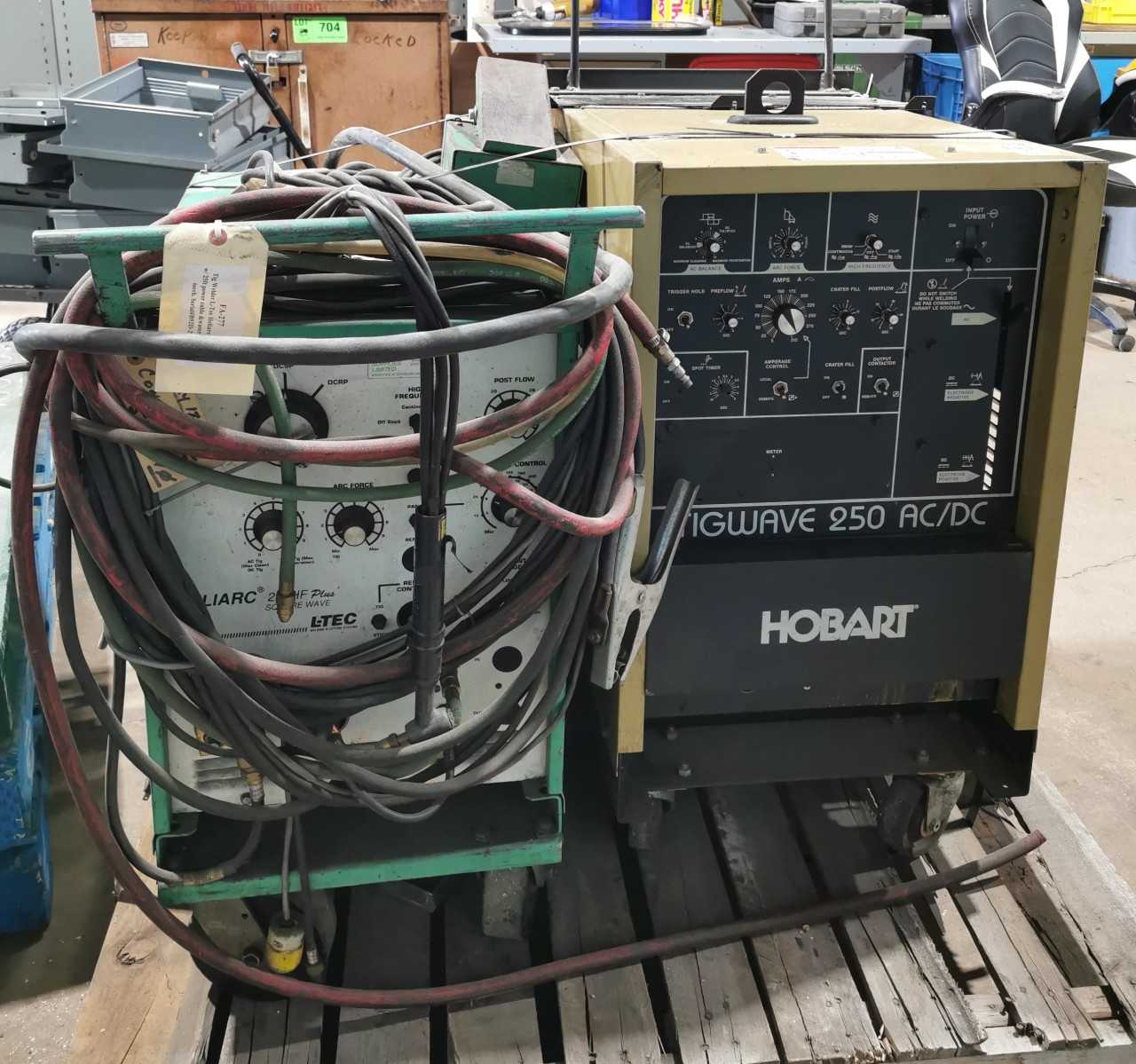 Lot of Hobart, Heliarc TIG Welders - WELDING EQUIPMENT