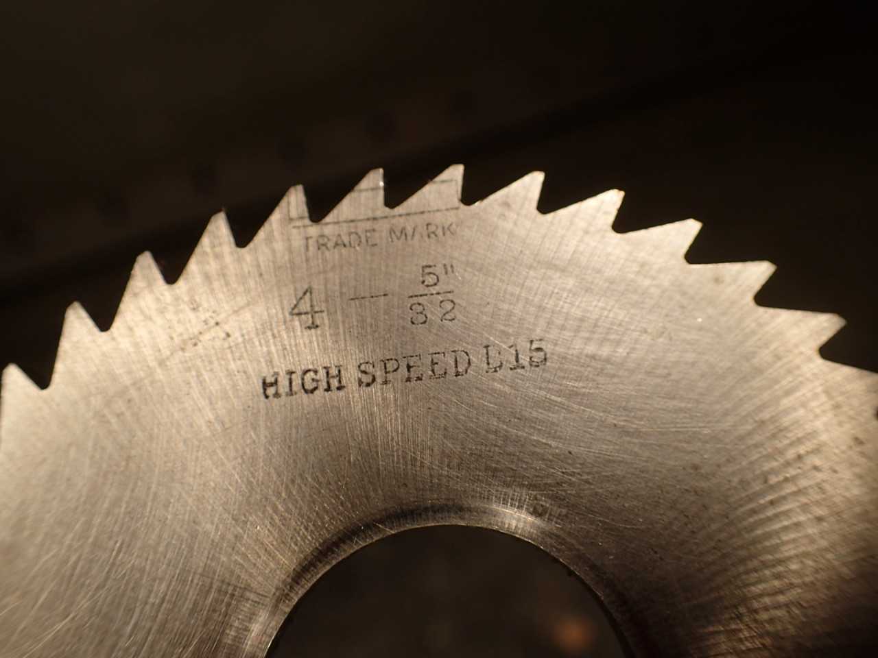 Brown & Sharpe 5/32" x 3" Horizontal Mill Metal Slitting Saw: 1" Arbor Hole, USA - MILLING TOOLS