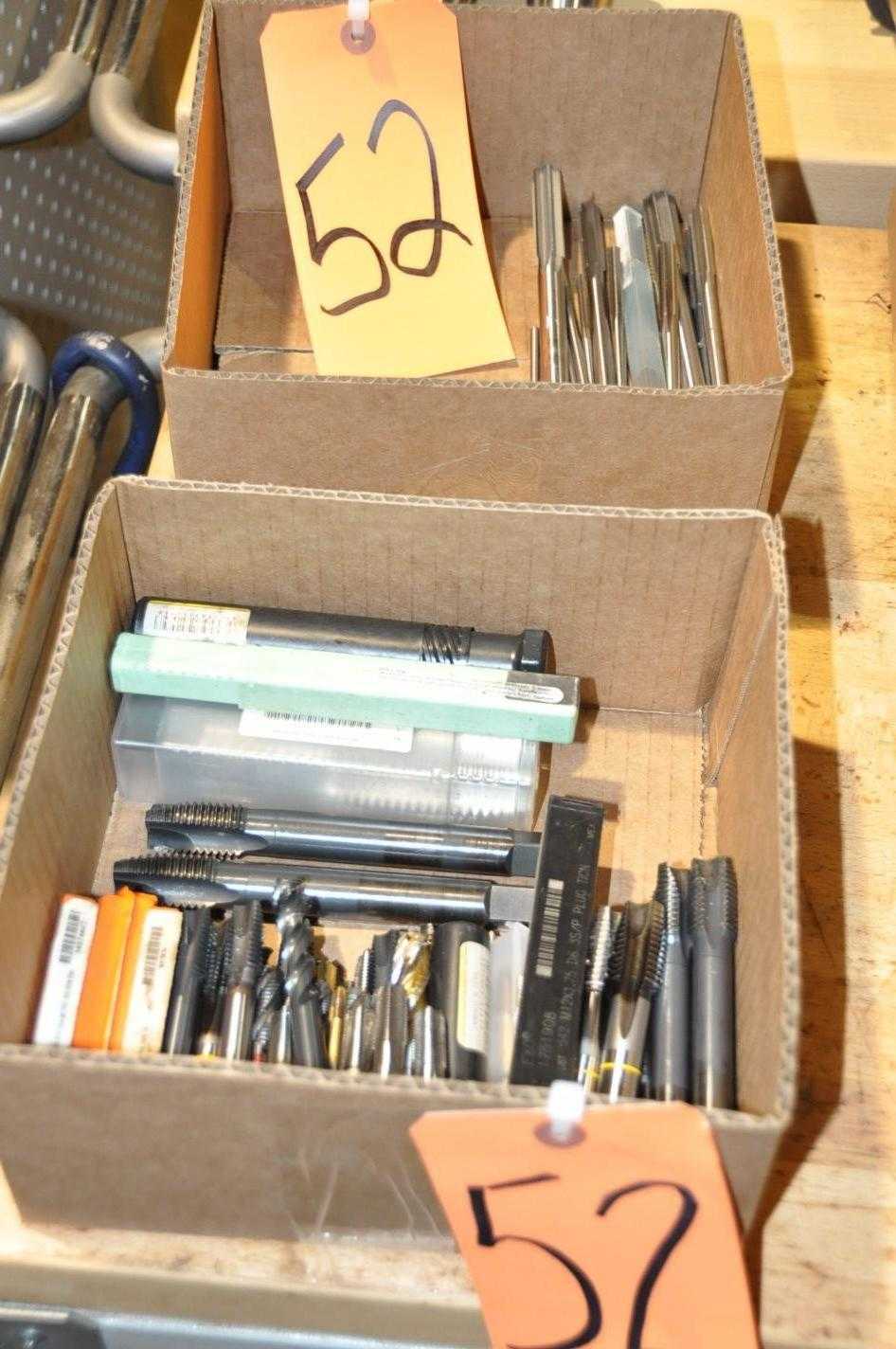 Lot-Taps and Reamers in (2) Boxes - ELECTRIC POWER TOOLS Lot-Taps and Reamers in (2) Boxes - ELECTRIC POWER TOOLS