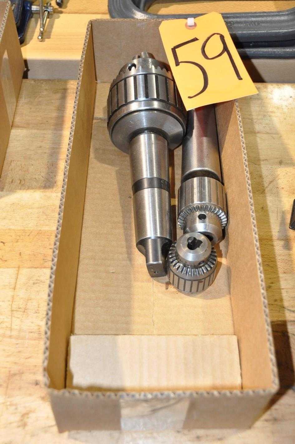 Lot-(3) Drill Chucks in (1) Box - ELECTRIC POWER TOOLS Lot-(3) Drill Chucks in (1) Box - ELECTRIC POWER TOOLS