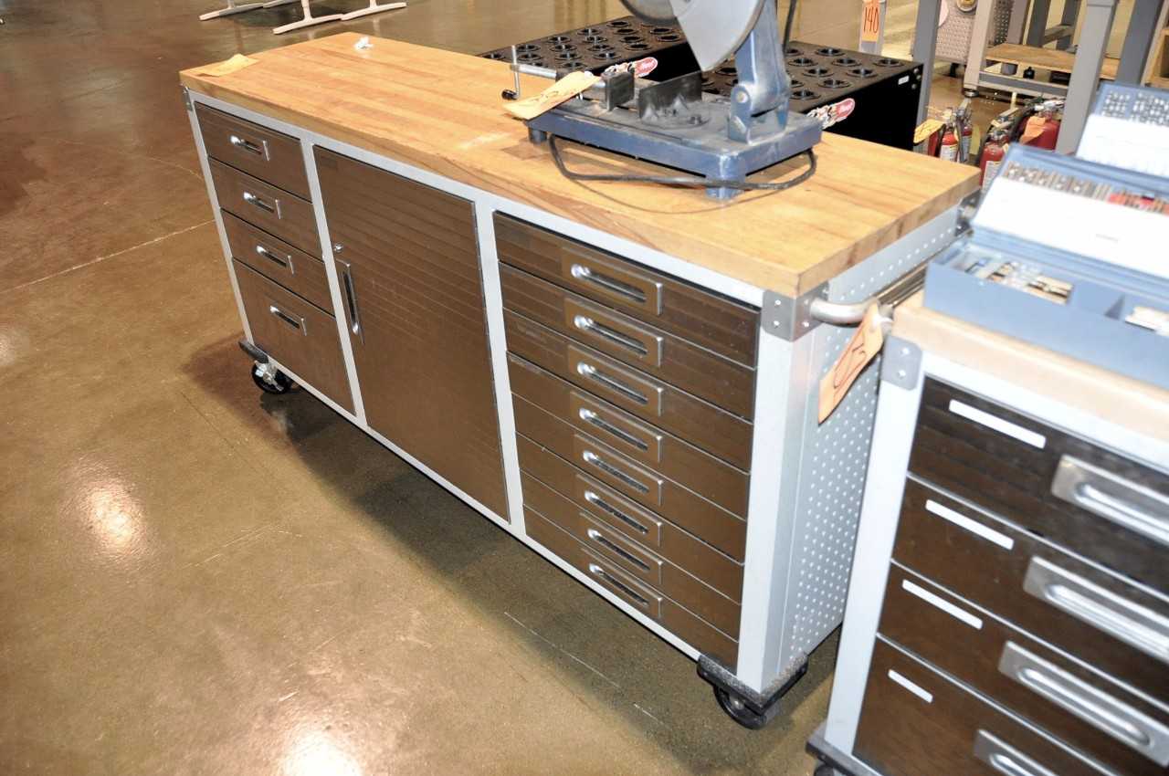 Rolling Tool Chest Bench - TOOL STORAGE