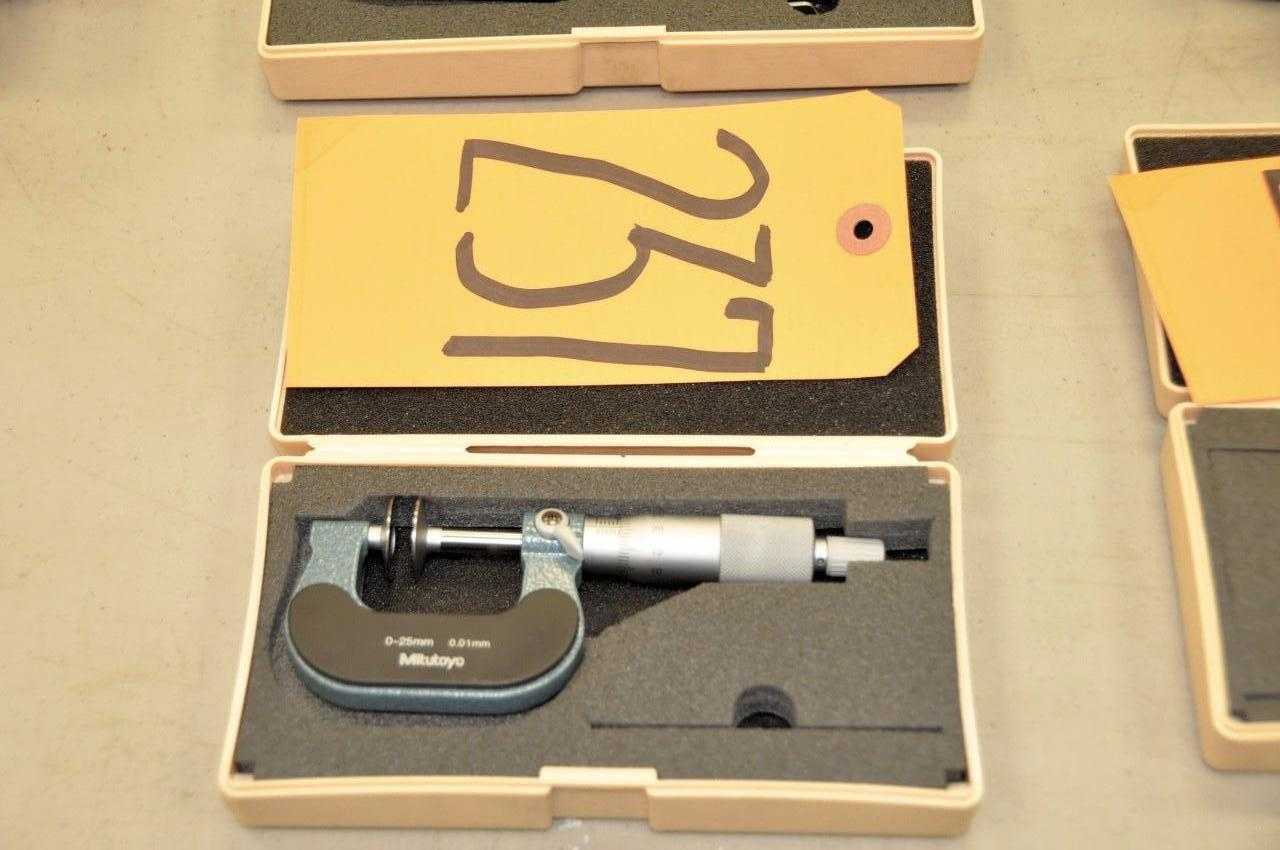 MITUTOYO 0 - 25mm Flange Type Micrometer - ELECTRIC POWER TOOLS MITUTOYO 0 - 25mm Flange Type Micrometer - ELECTRIC POWER TOOLS