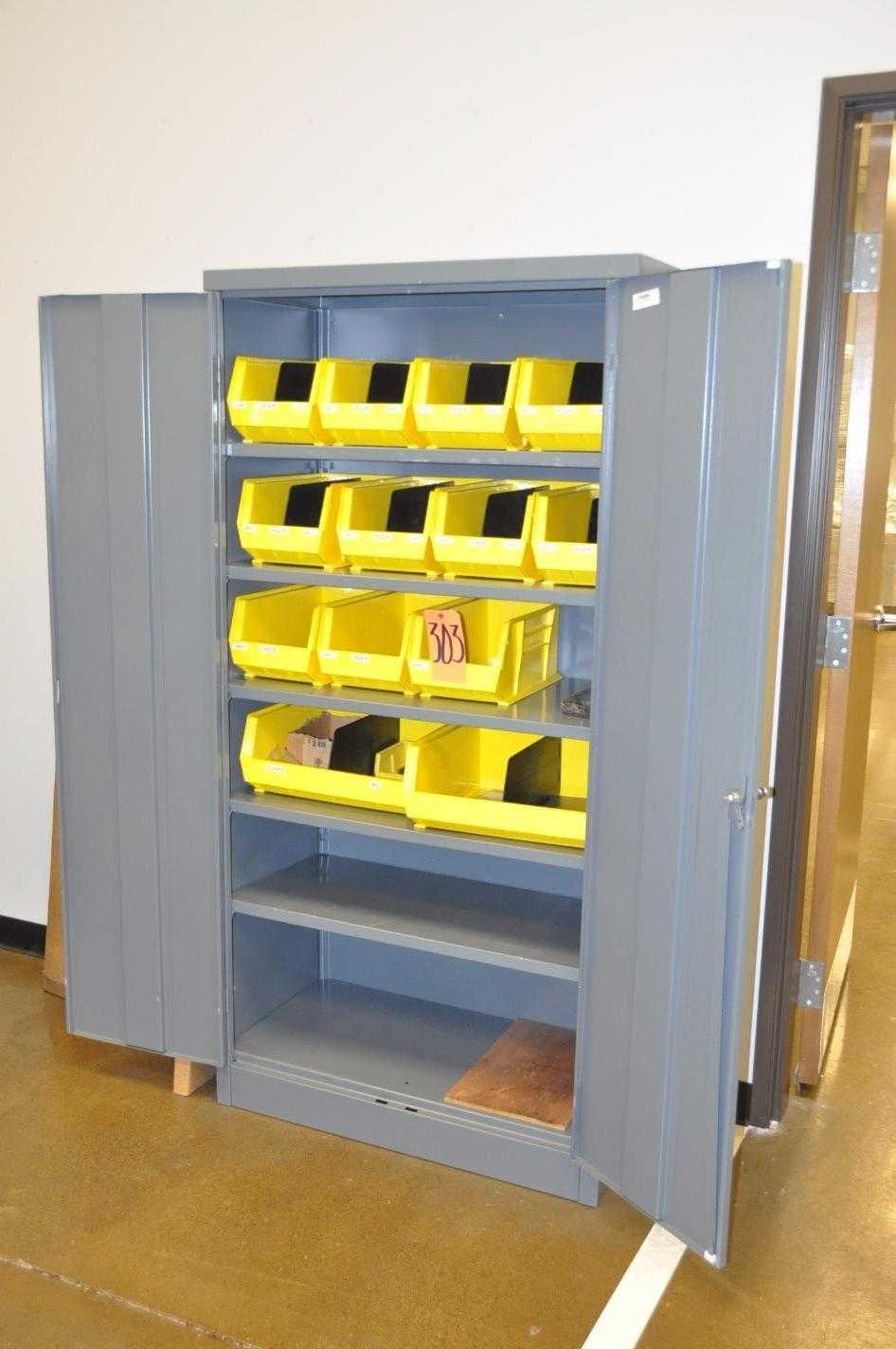 2-Door Cabinet with Tool Steel Contents - TOOL STORAGE 2-Door Cabinet with Tool Steel Contents - TOOL STORAGE