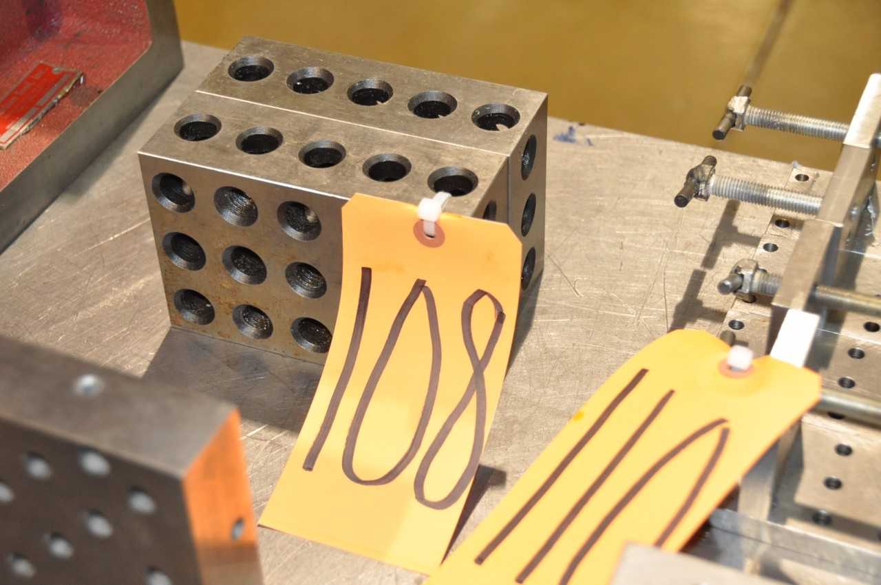 Lot-(2) 2" x 4" x 6" Honeycomb Setup Blocks - MACHINING ACCESSORIES & TOOLING