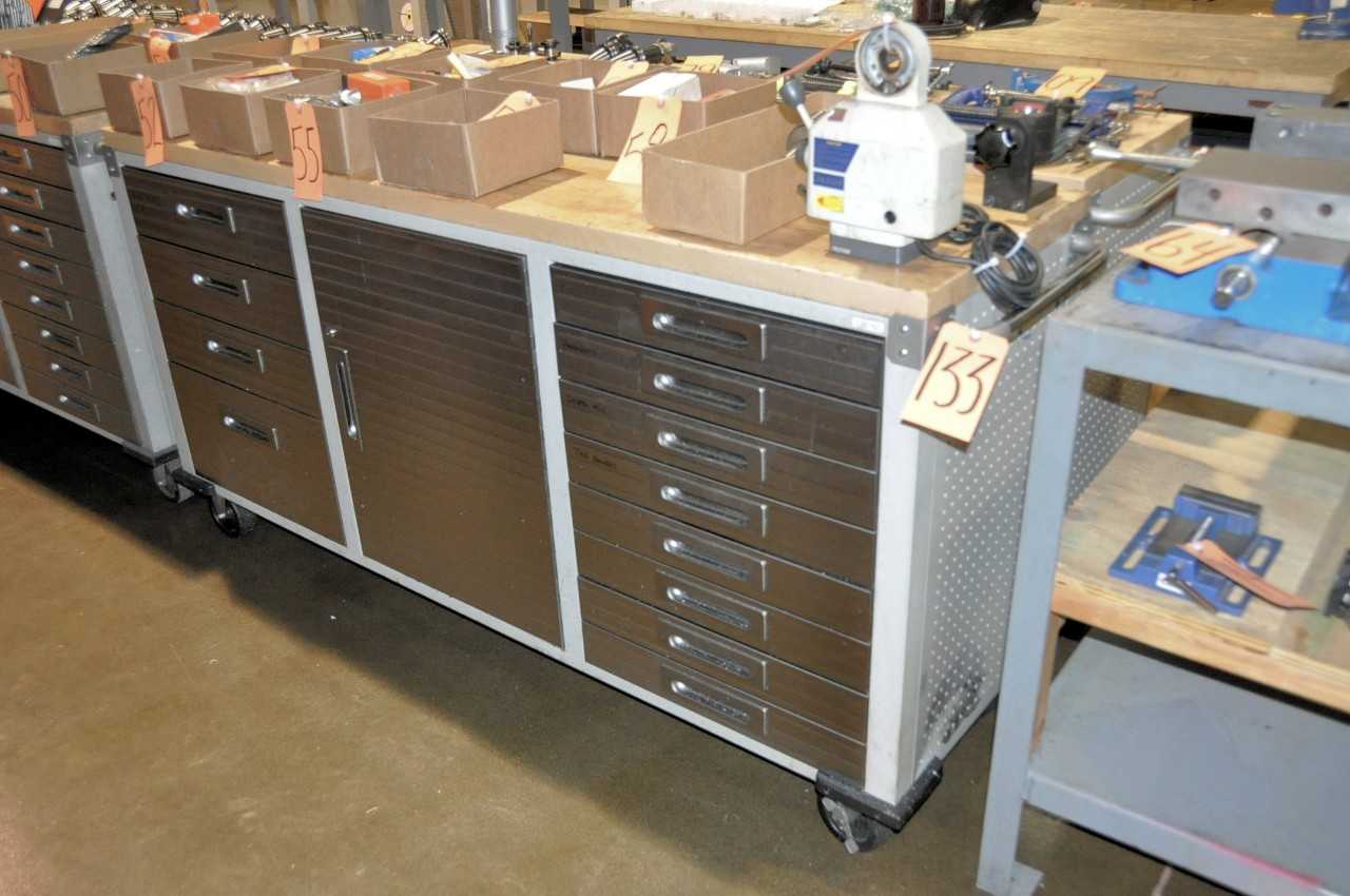 Rolling Tool Chest Bench - TOOL STORAGE