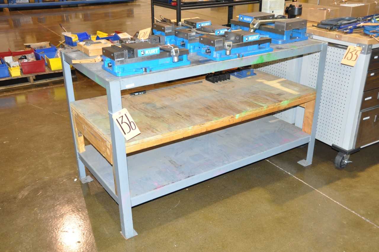 3-Shelf Work Table - MATERIAL HANDLING