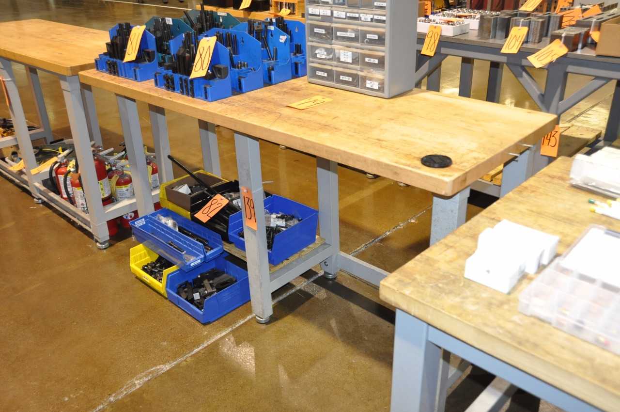 Hardwood Top Bench - MATERIAL HANDLING