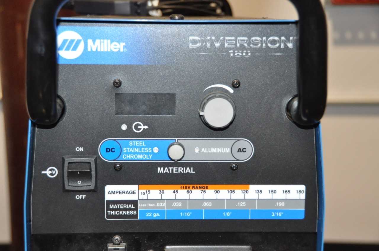 MILLER DIVERSION 180 Tig Welder - WELDING EQUIPMENT