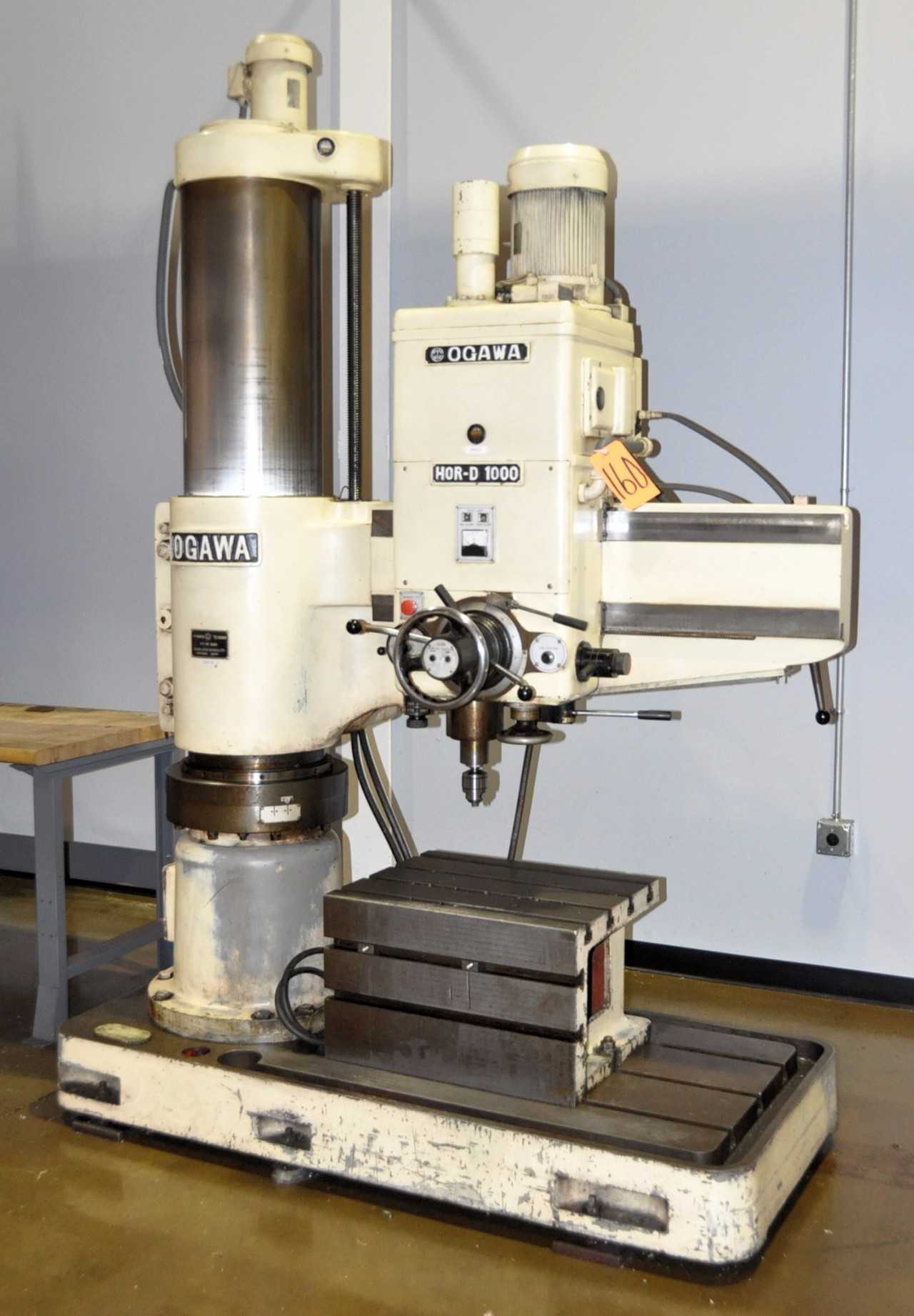 (1988) OGAWA 13 3/4" Column x 41 1/8" Arm Radial Drill - UPRIGHT DRILL PRESSES