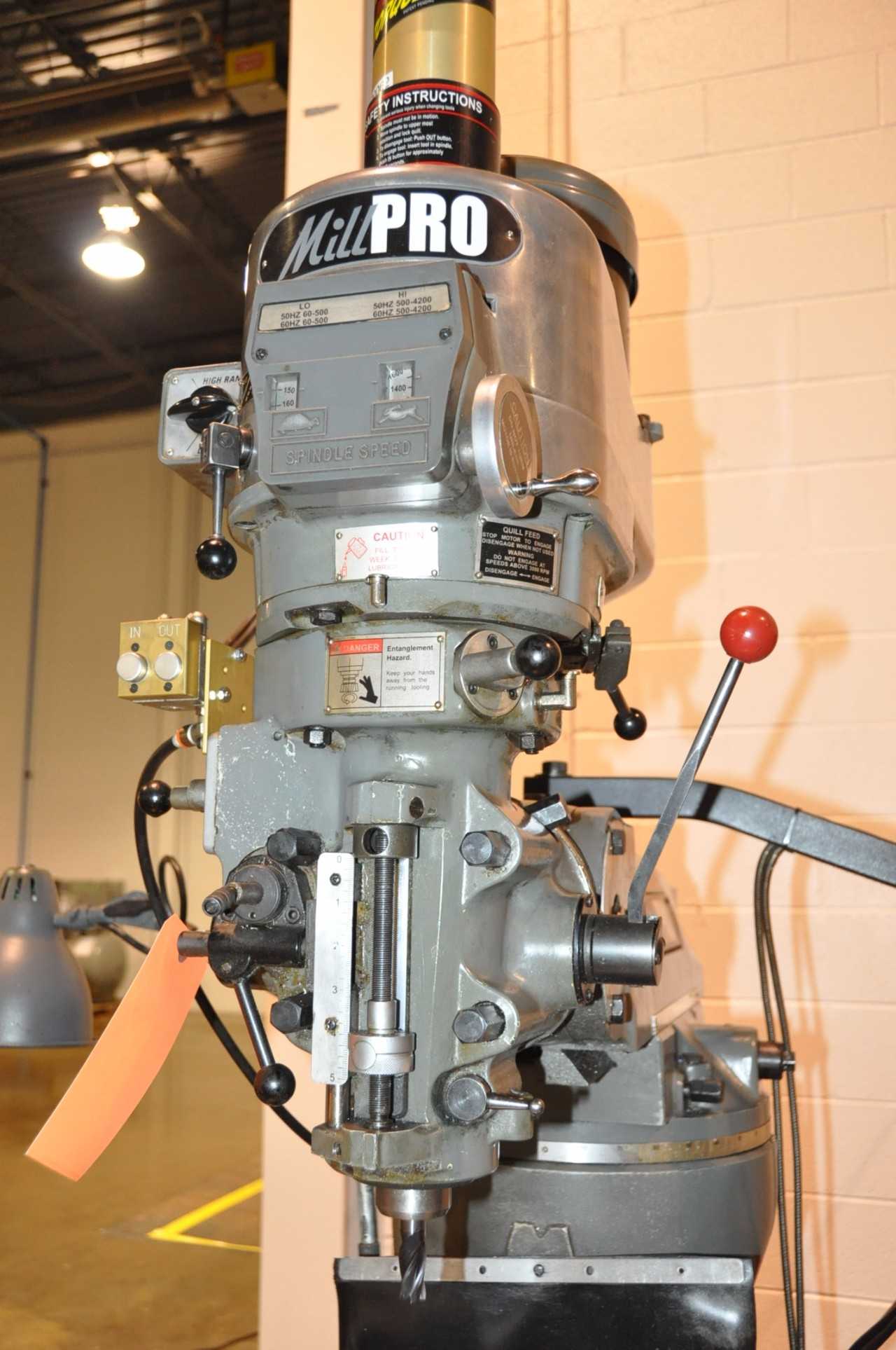 MILL PRO Vertical Milling Machine - CNC MACHINING CENTERS