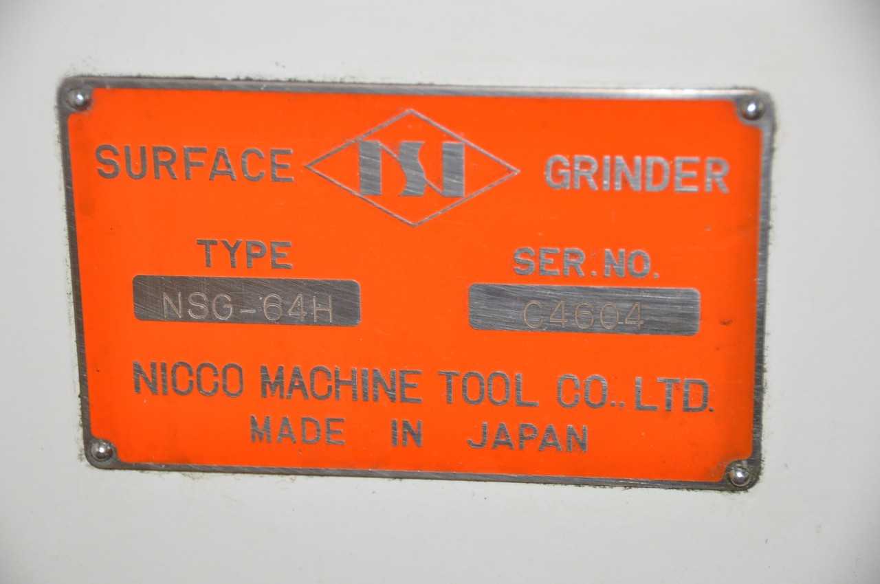 NICCO NSG-64H 16" x 24" Automatic Surface Grinder - GRINDING MACHINES