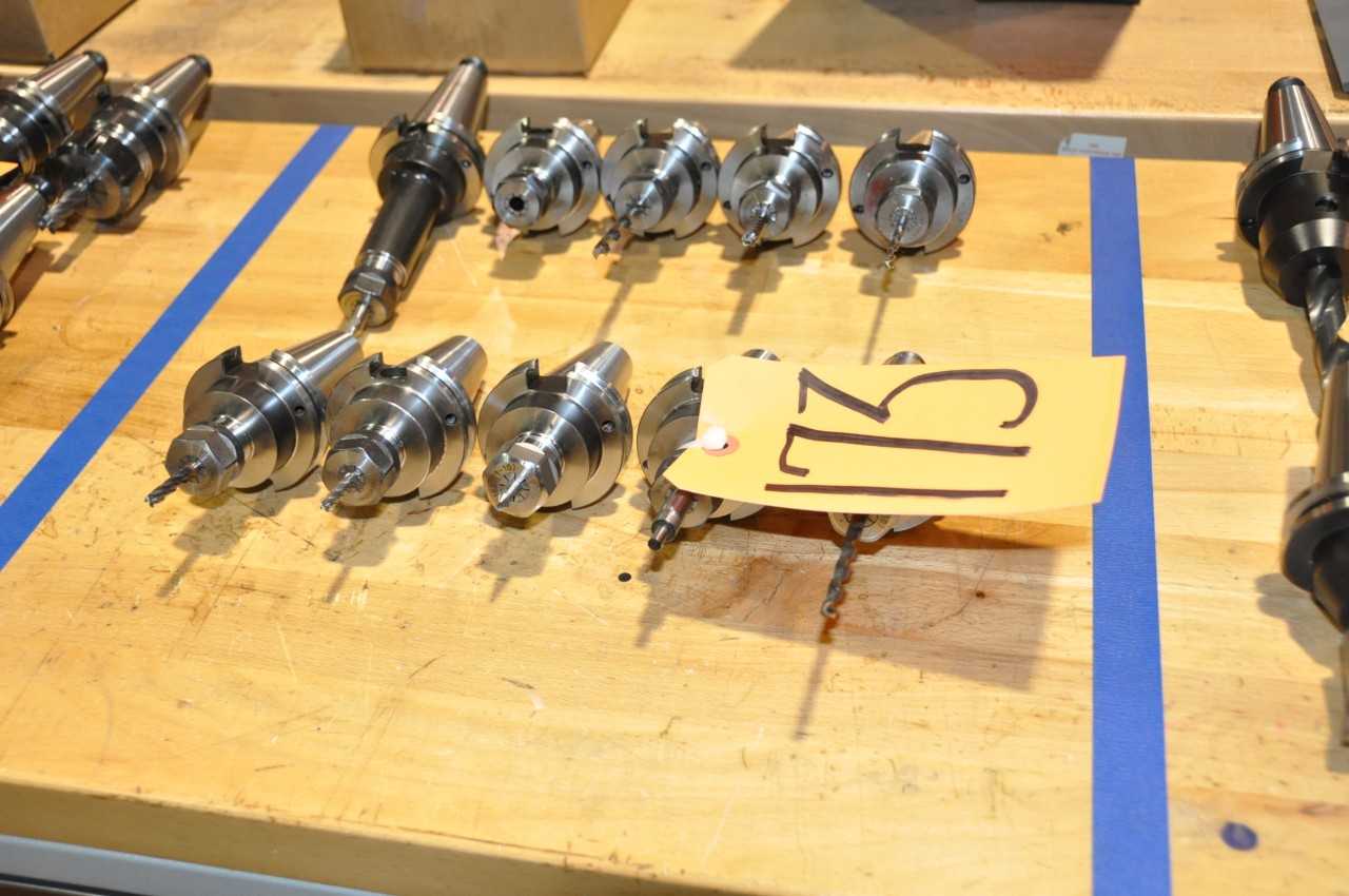 Lot-(10) ERICKSON CAT 40 Tool Holders - ELECTRIC POWER TOOLS