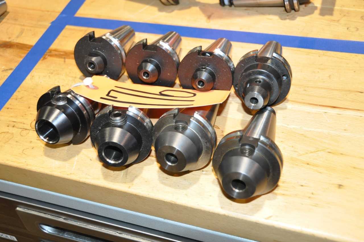 Lot-(8) ERICKSON CAT 40 Tool Holders - ELECTRIC POWER TOOLS
