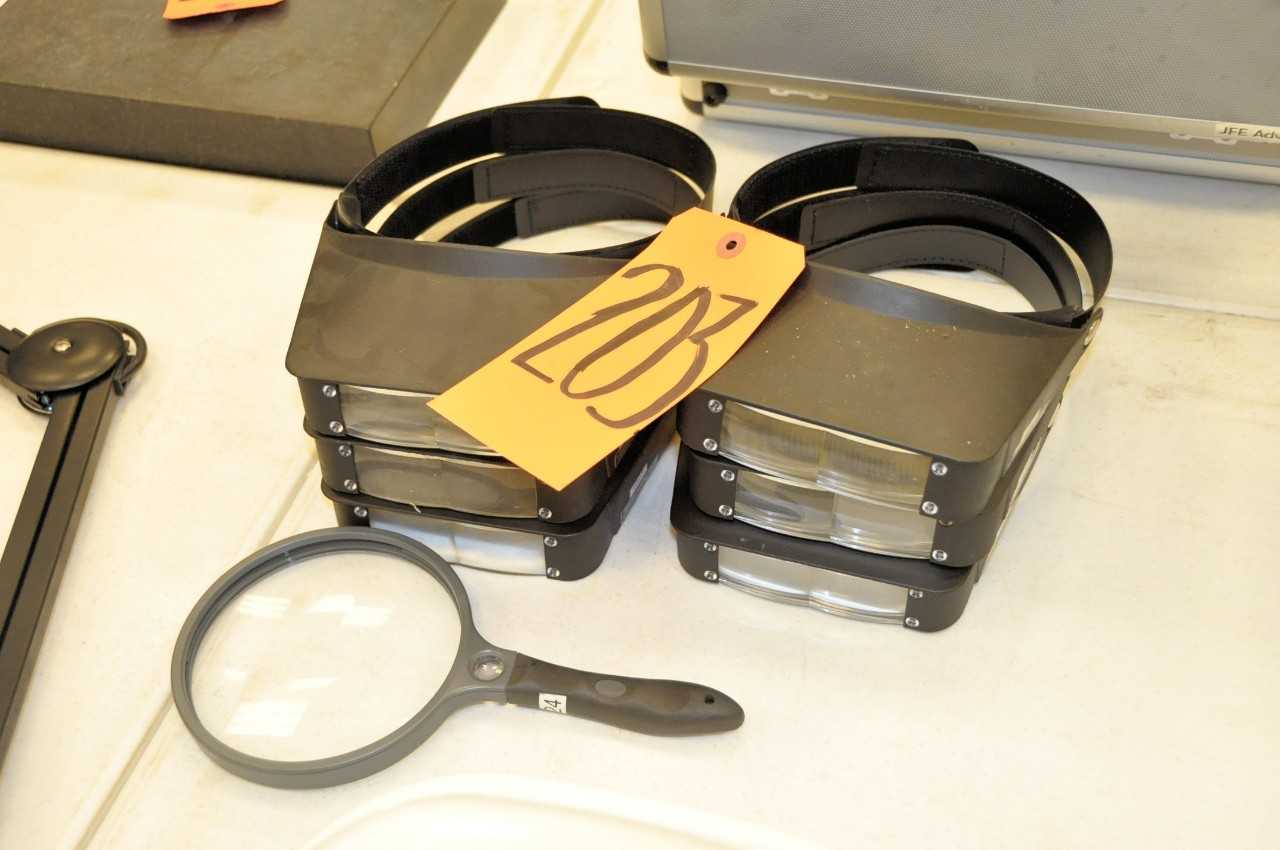 Lot-(6) Magnifying Visors - LAB & SCIENTIFIC