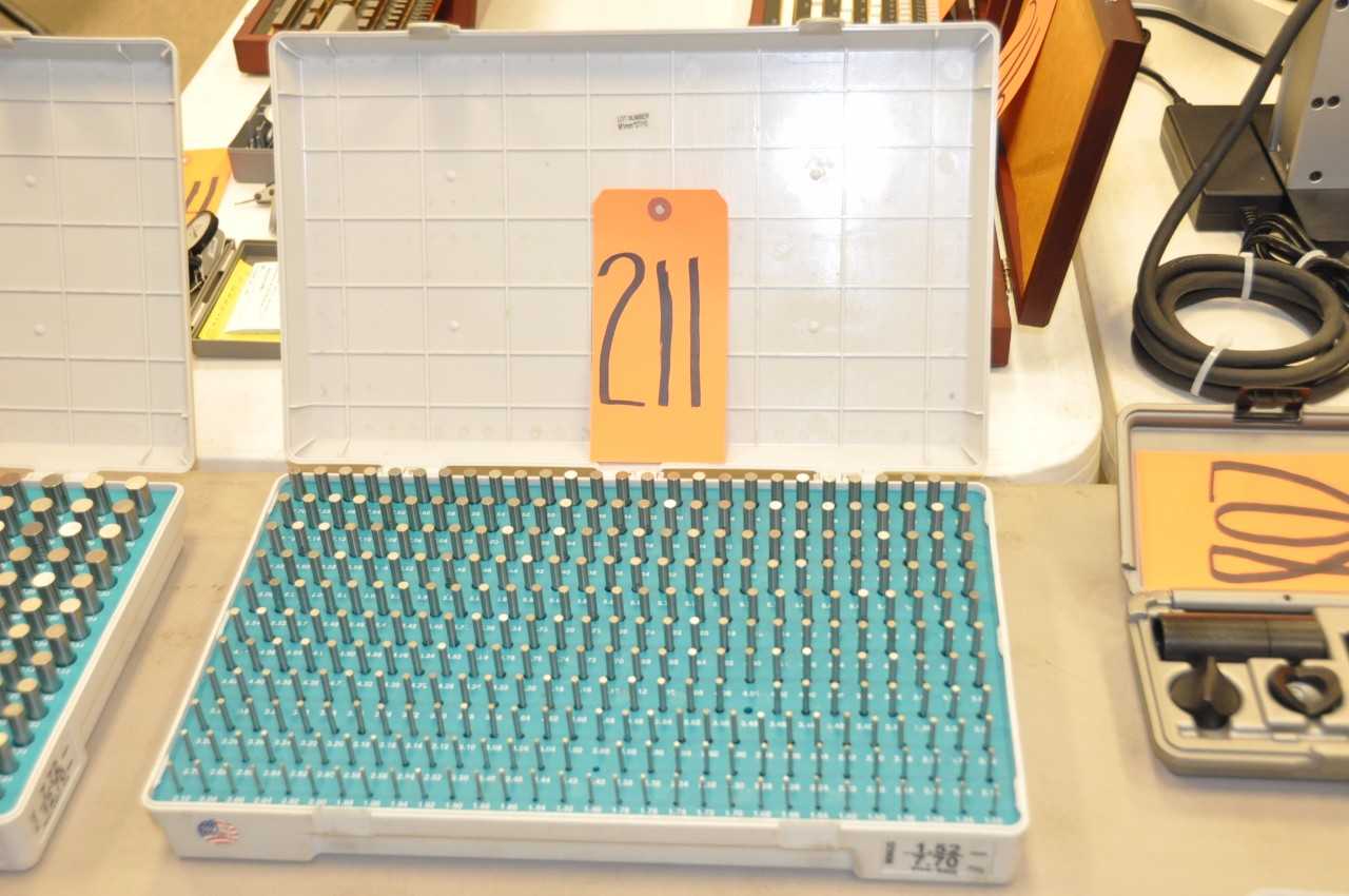 MEYER 1.52 - 7.70 Pin Gage Set - MACHINING ACCESSORIES & TOOLING