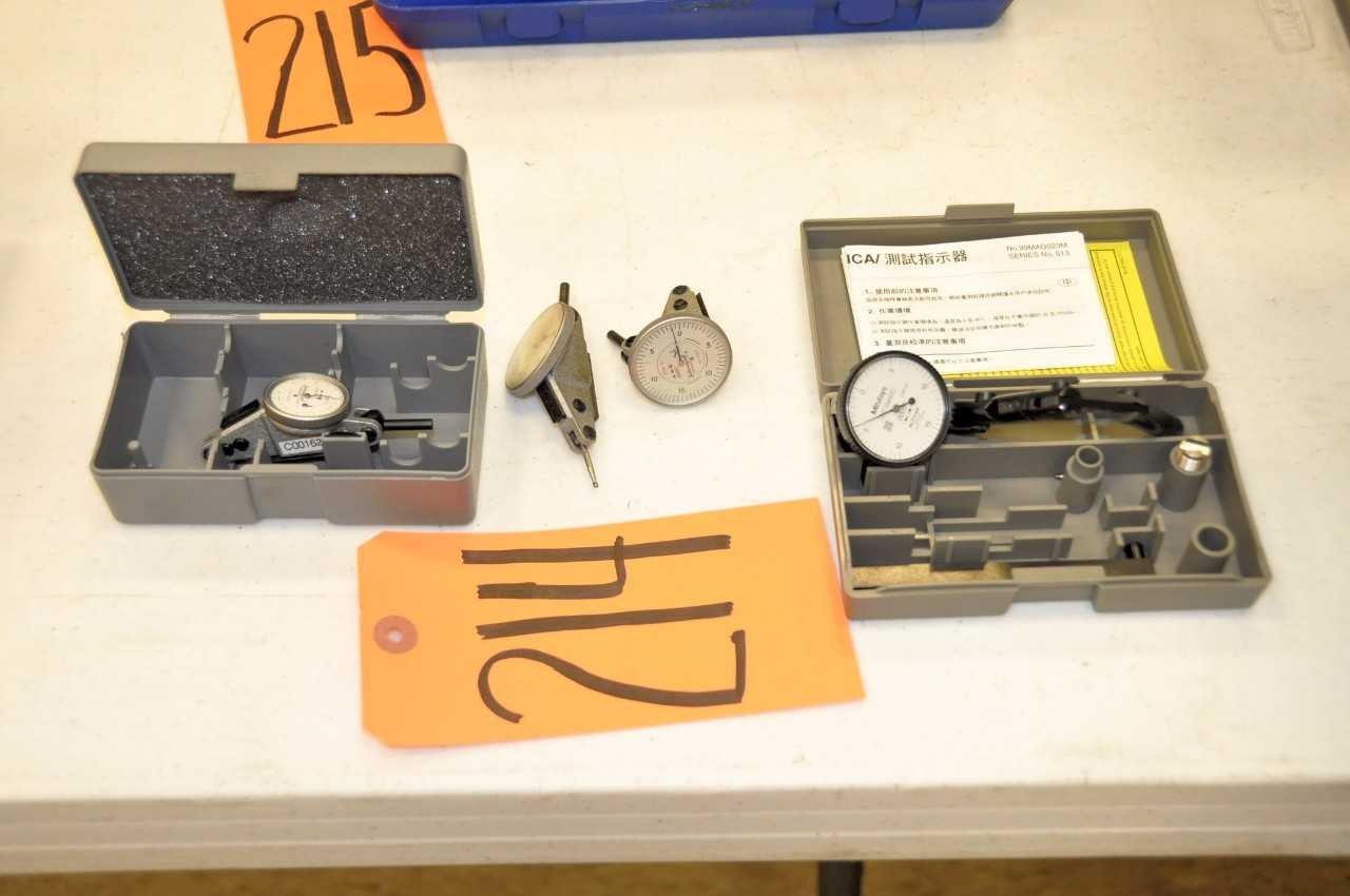 Lot-(3) INTERAPID and (1) MITUTOYO Dial Gages - INSTRUMENTATION