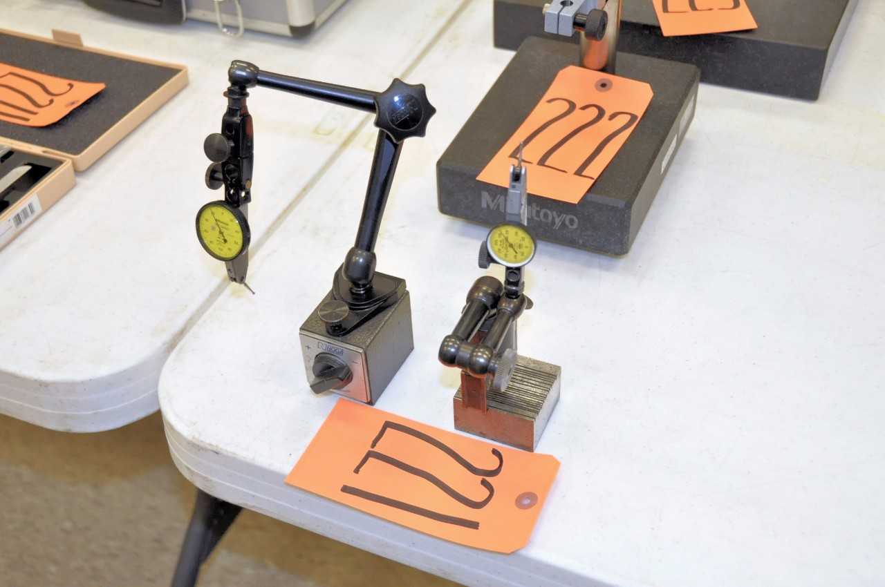 Lot-(1) TESATAST and (1) MITUTOYO Dial Indicators - ELECTRIC POWER TOOLS