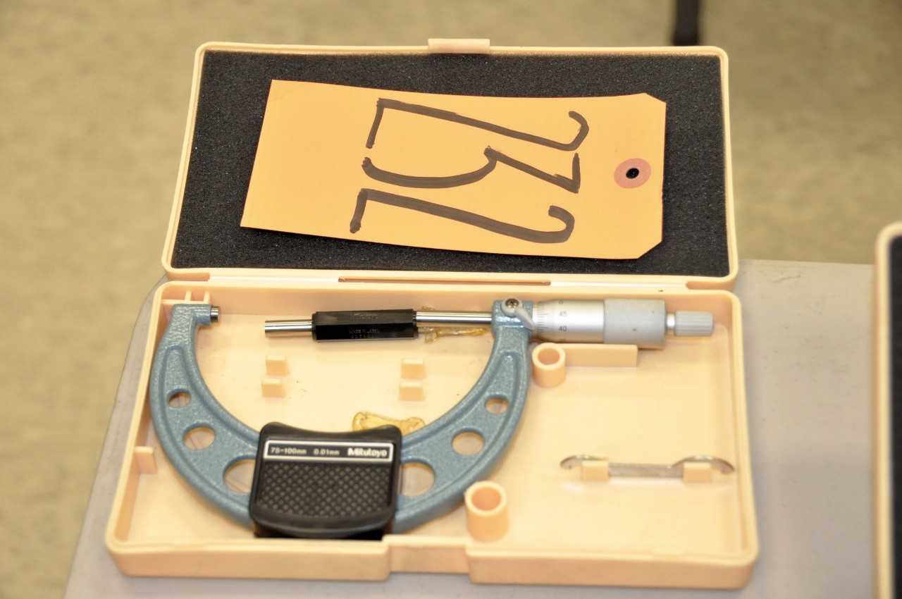 MITUTOYO 75 - 100mm Micrometer - ELECTRIC POWER TOOLS