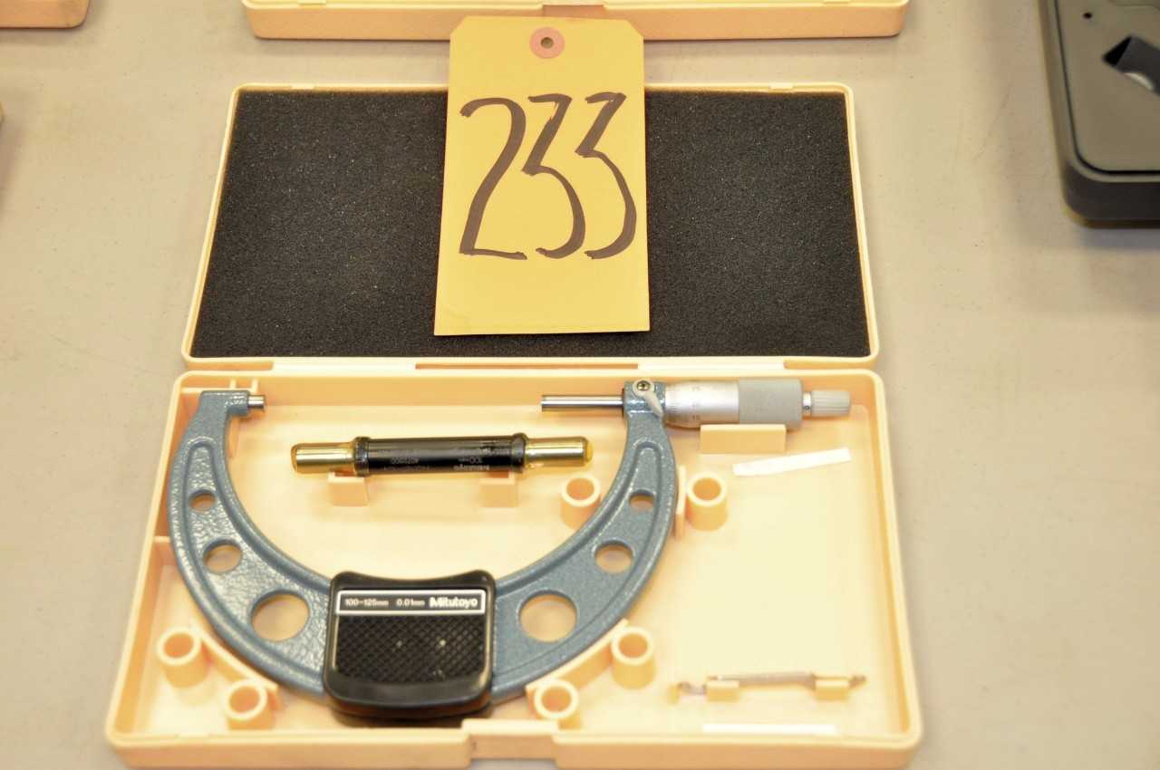MITUTOYO 100 - 125mm Micrometer - ELECTRIC POWER TOOLS