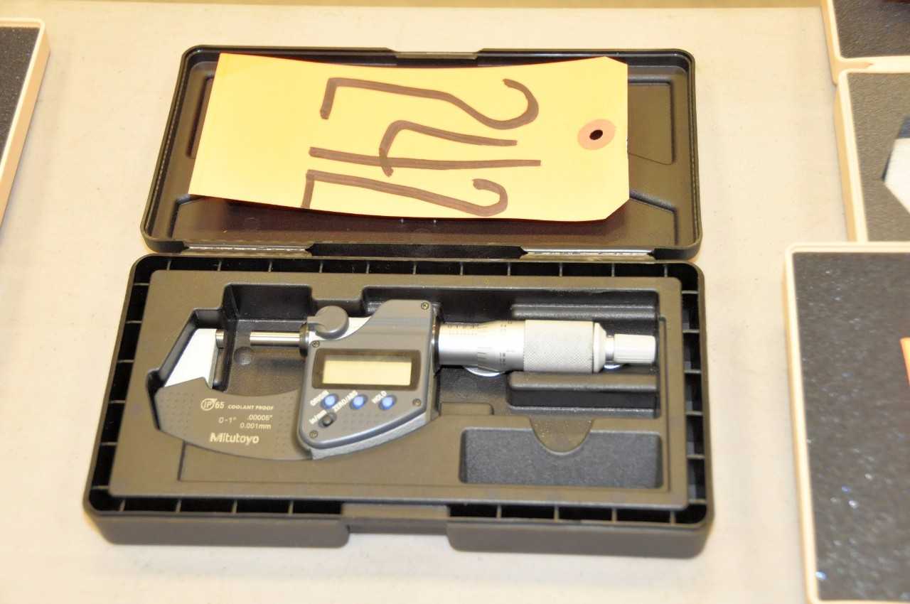 MITUTOYO 0 - 1" Digital Micrometer - ELECTRIC POWER TOOLS