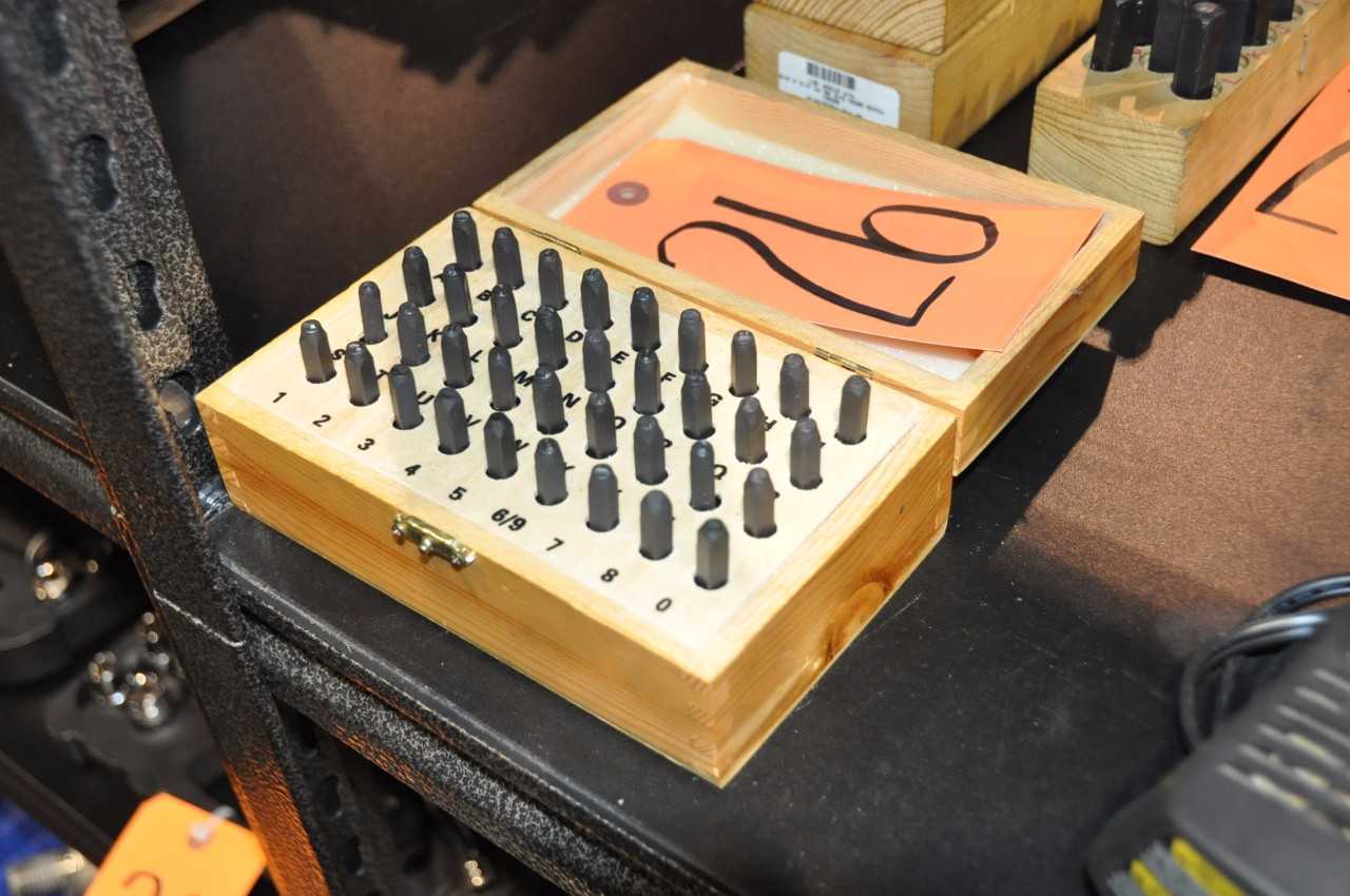 5/32" Hand Stamp Set - ELECTRIC POWER TOOLS
