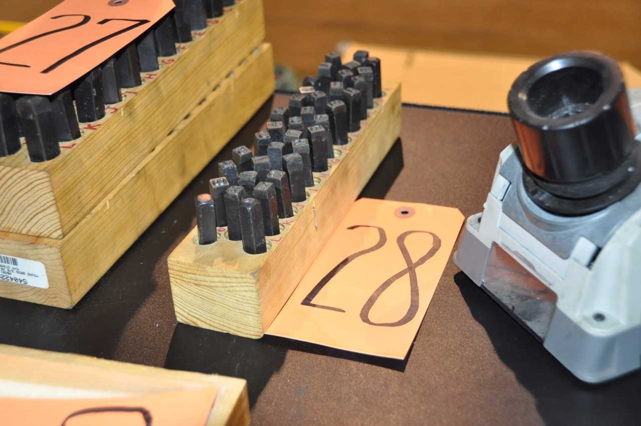 1/4" Hand Stamp Set - ELECTRIC POWER TOOLS