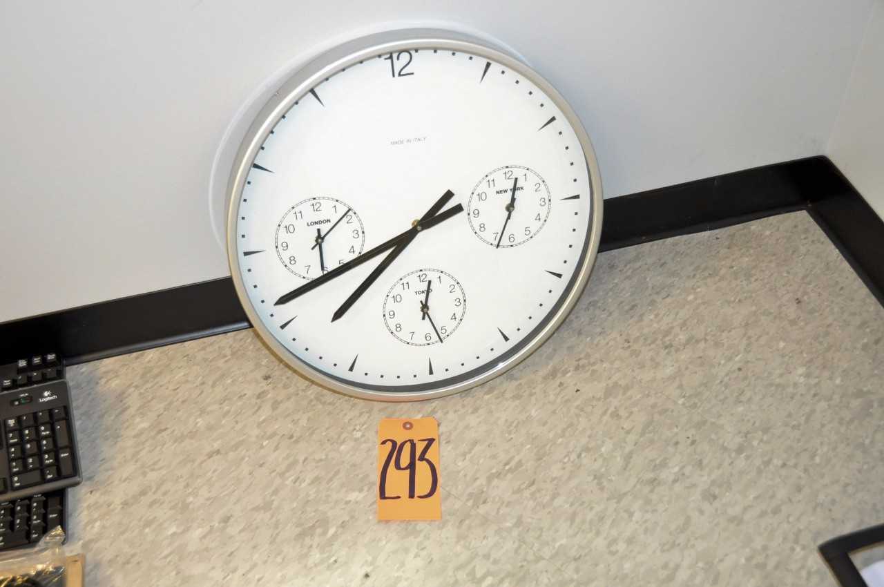 3-Zone Wall Clock - INDUSTRIAL PARTS