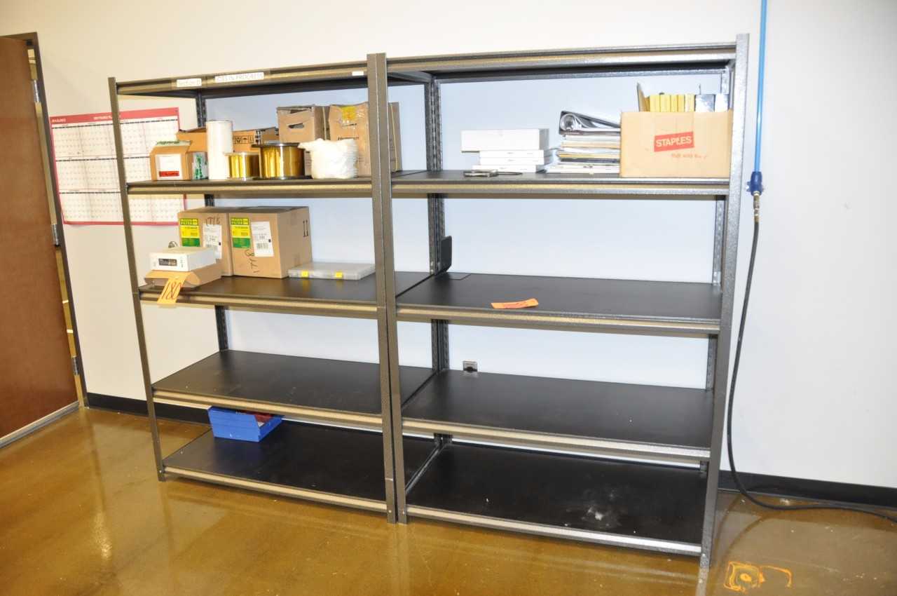 Lot-(2) Sections Shelving - SHELVING