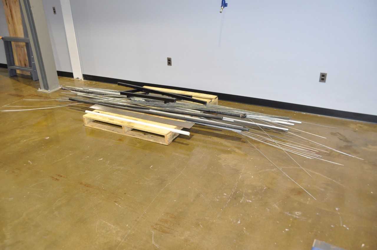 Lot-Steel Mold Components on (3) Pallets and Steel Stock on (1) Pallet