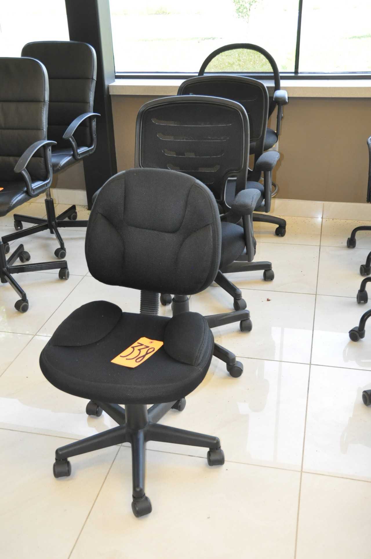 Lot-(4) Asst'd Swivel Office Chairs, Black - MISCELLANEOUS