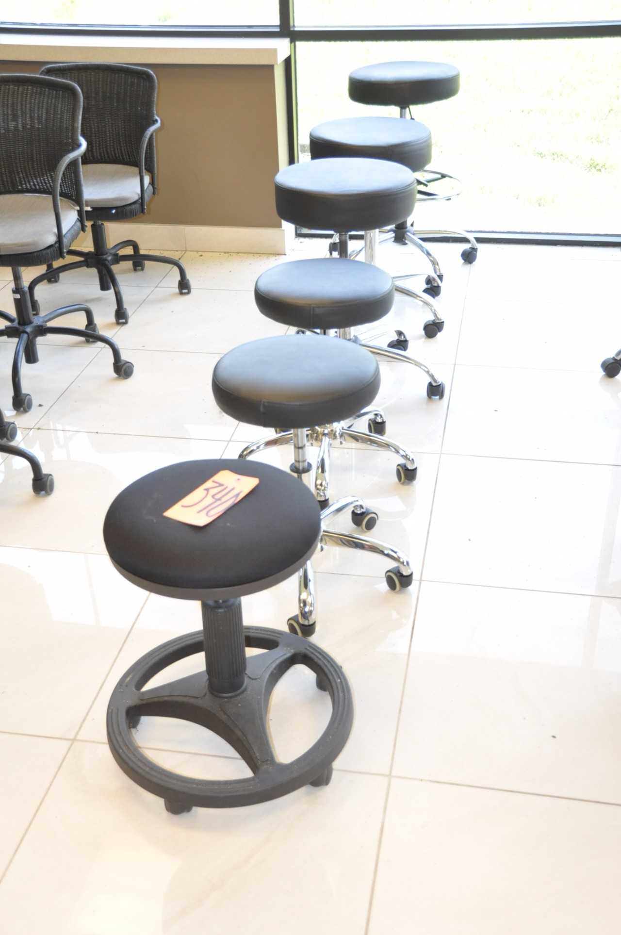 Lot-(6) Office Stools - MISCELLANEOUS