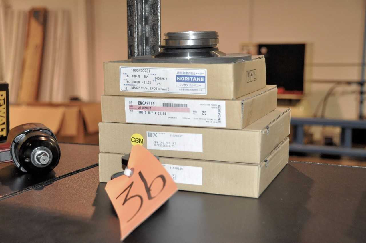 Lot-(5) Diamond Wheels and (1) Mount - INDUSTRIAL PARTS