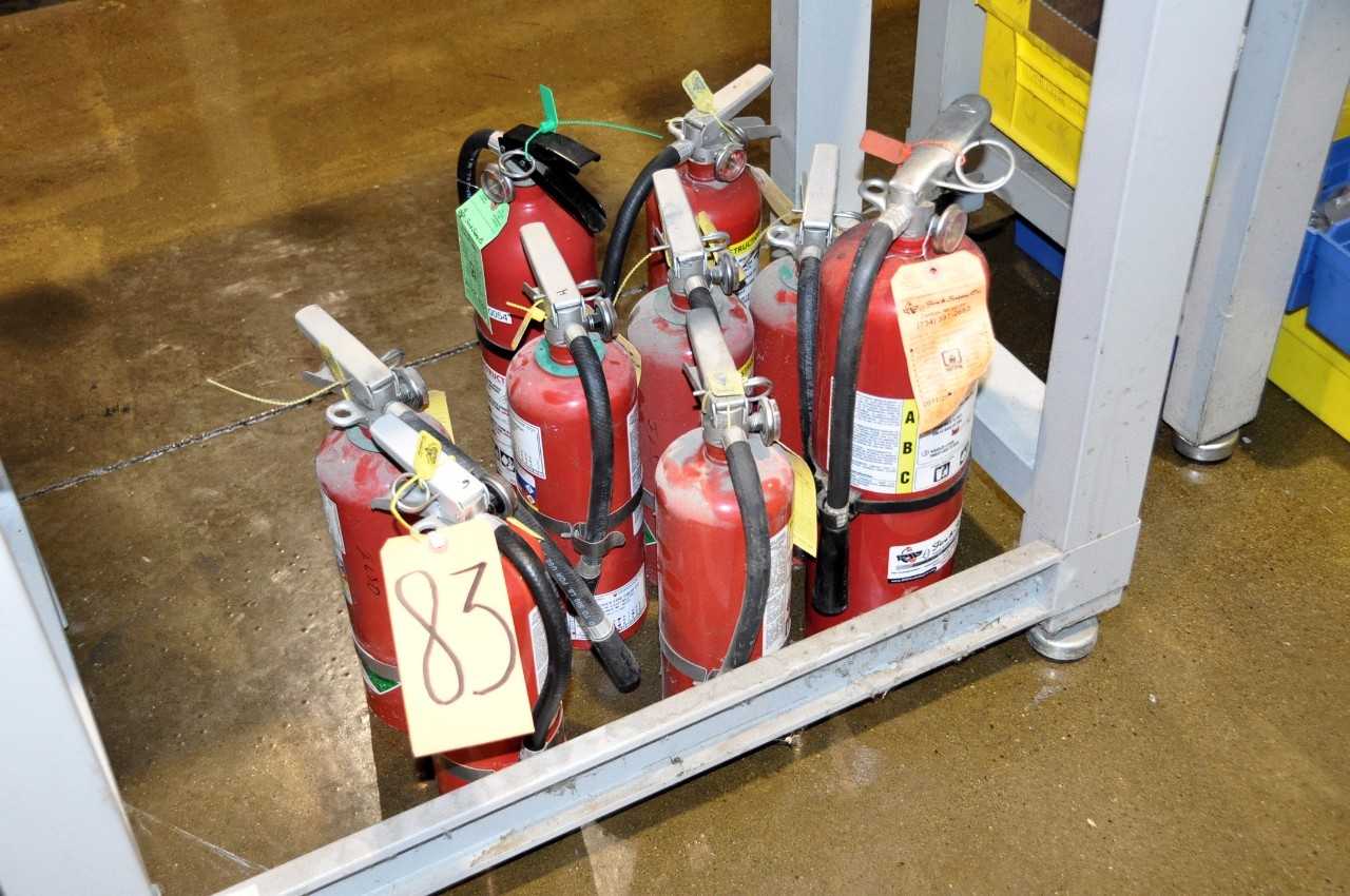 Lot-Fire Extinguishers - SAFETY EQUIPMENT