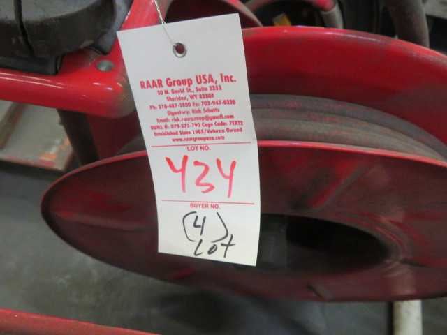 Air Hose Coil Reels, (4) Lot - MISCELLANEOUS