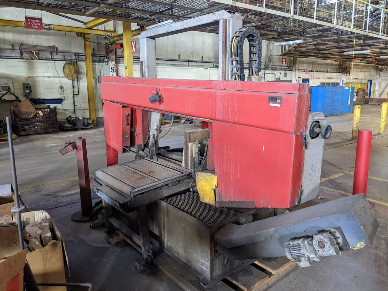 2003 BOMAR SL-520 5.5-KW SEMI-AUTOMATIC HORIZONTAL METAL CUTTING BAND SAW - METAL SAWS