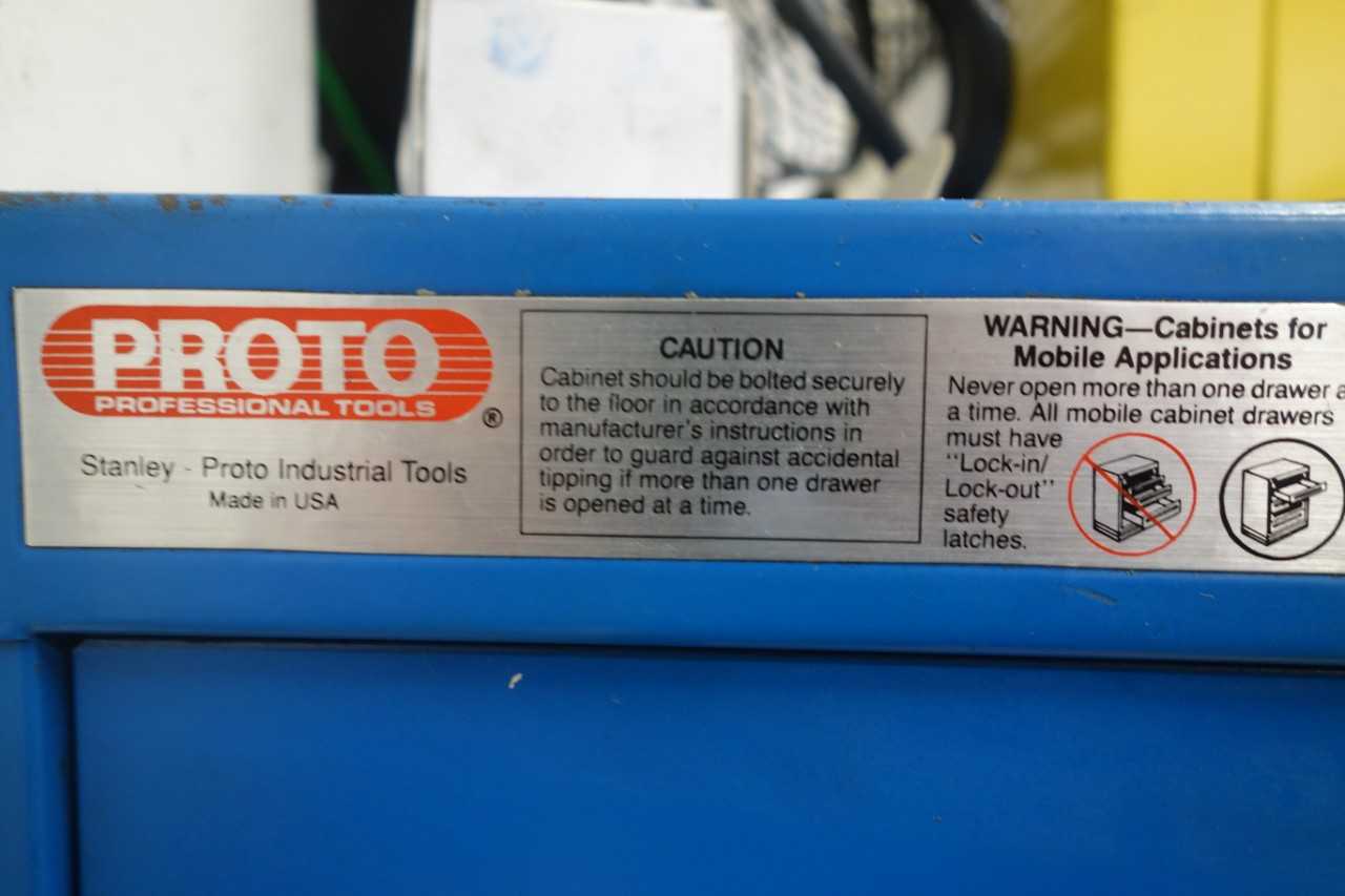 Proto Tool cabinet, contents excluded - TOOL STORAGE
