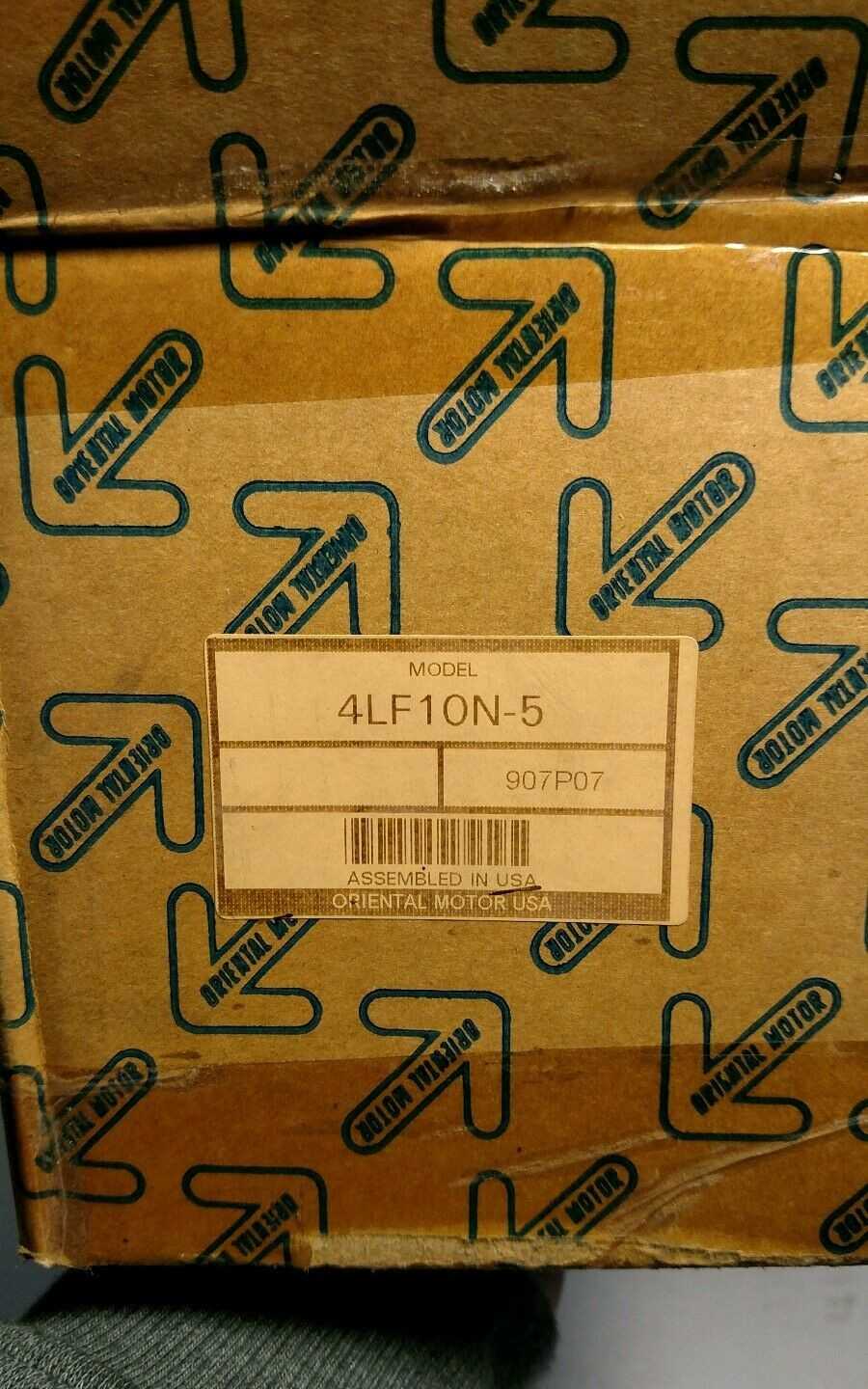 Set of 2 Oriental Motor 4LF10N-5 Limo Series Linear Gear Heads for AC Motors - New Open Box Item - ELECTRIC MOTORS