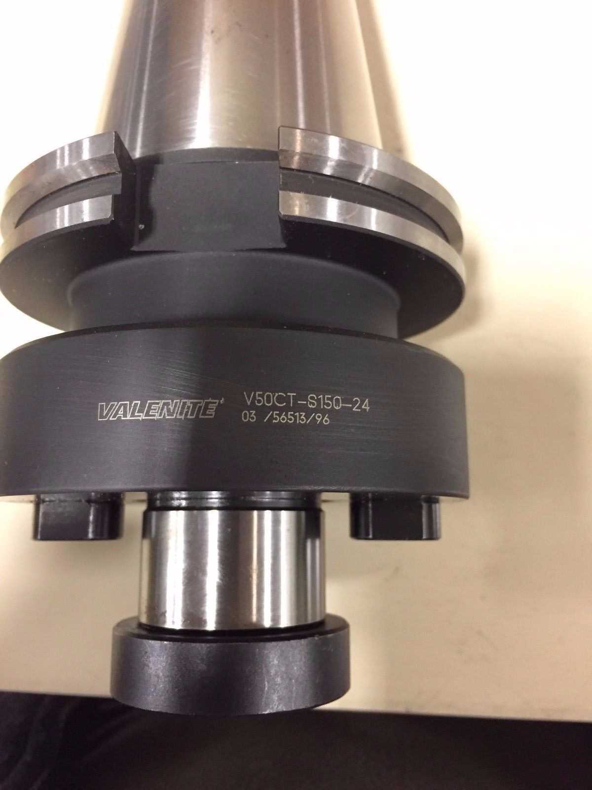 New Valenite CAT 50 1.5" Facemill Arbor V50CT S150 24 - MACHINE TOOLING