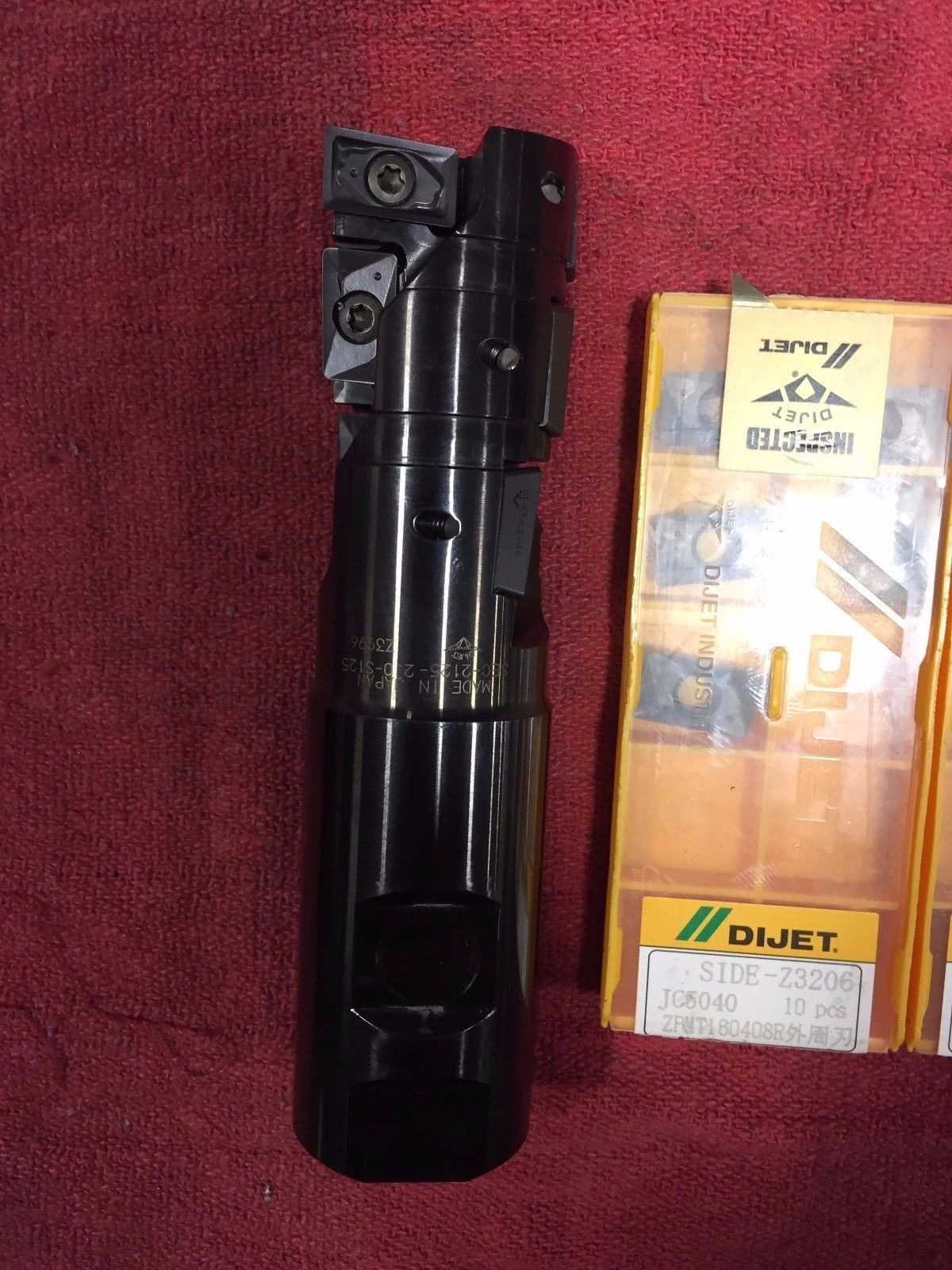 Brand New DIJET Super Side-Chipper 1.250" Diameter Indexable Cutter & Inserts - MACHINE TOOLING