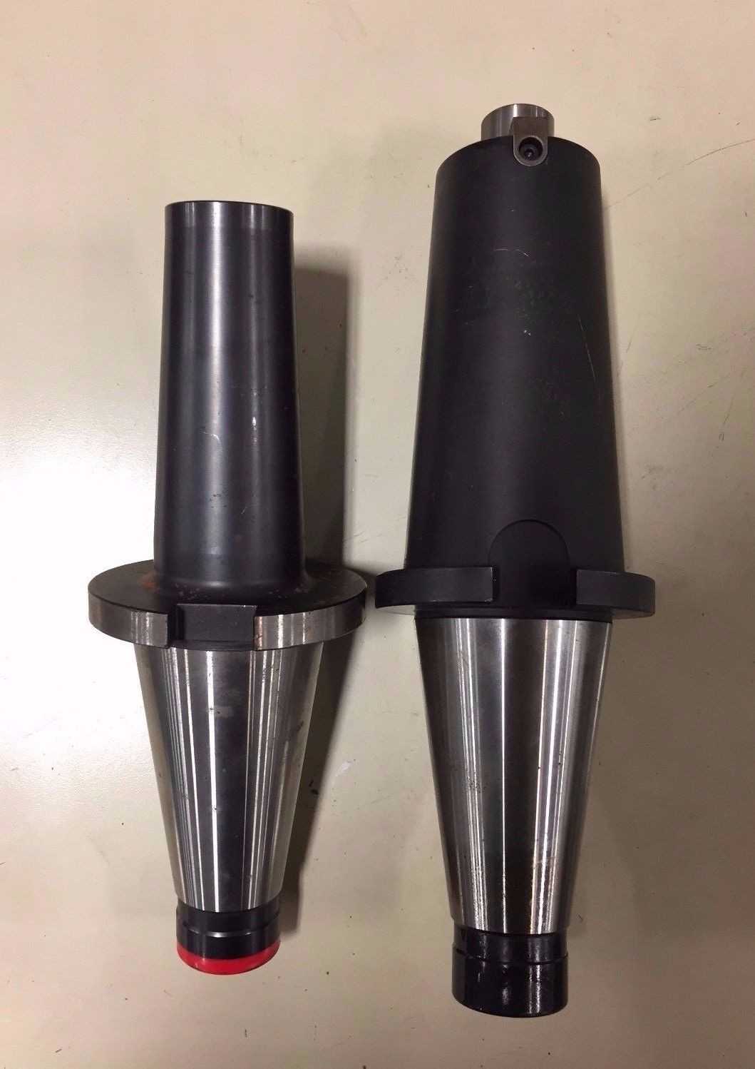 Slightly Uset Set of 2 CAT50 NMTB DEPO Holders - MACHINE TOOLING