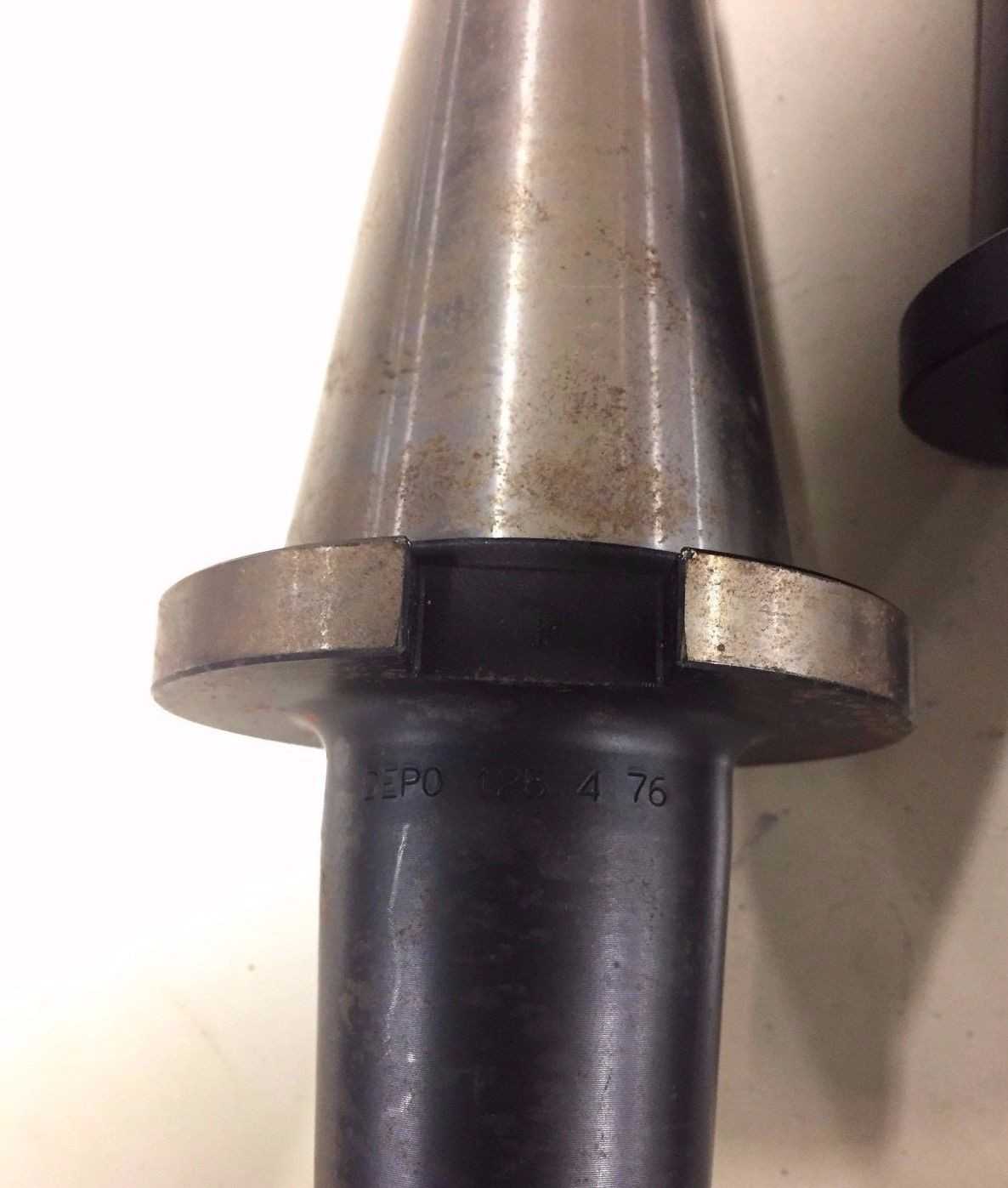 Slightly Uset Set of 2 CAT50 NMTB DEPO Holders - MACHINE TOOLING