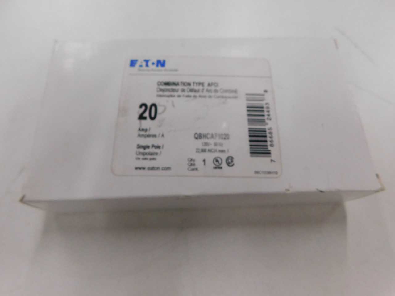 Lot of Quantity 1x QBHCAF1020 MCB/Residential Circuit Breaker - CIRCUIT BREAKERS